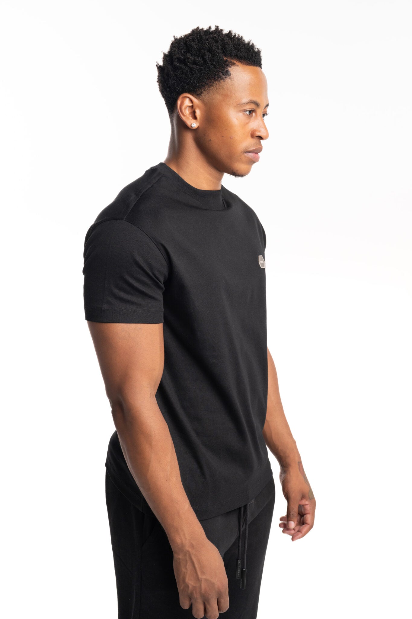 BALR Men's Hex Series T Shirt | B1112.1295-Jet Black