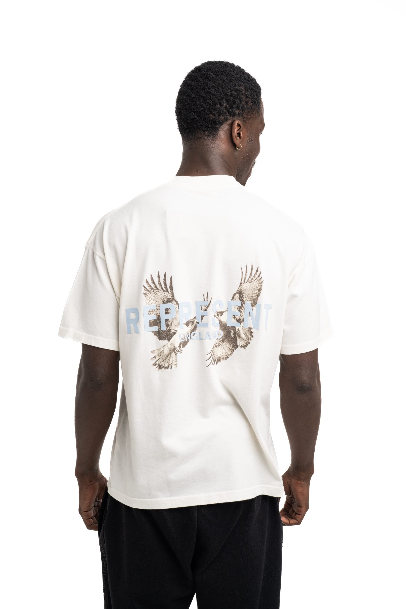 Represent Men's Legacy Falcon T Shirt | MLM100735-72-Flat White