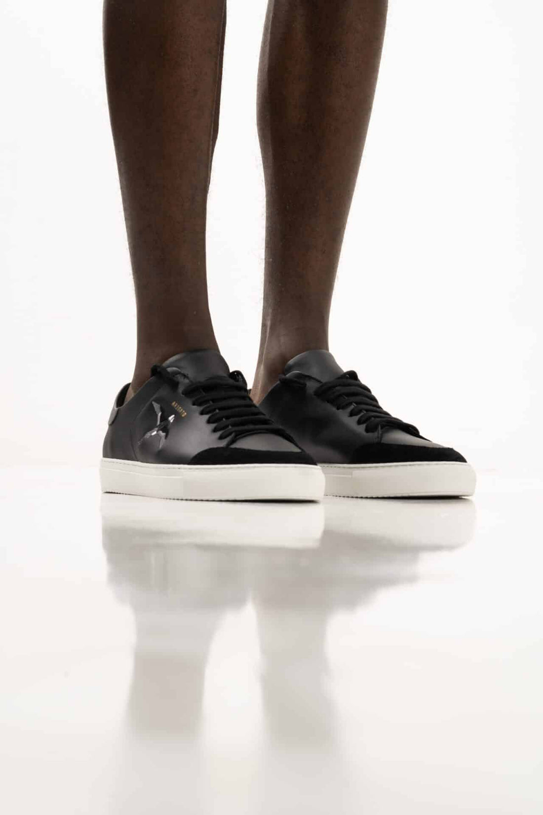 (Core) Axel Arigato Men's Clean 90 Triple B Bird Sneaker | F1739002-Black/Dark Grey