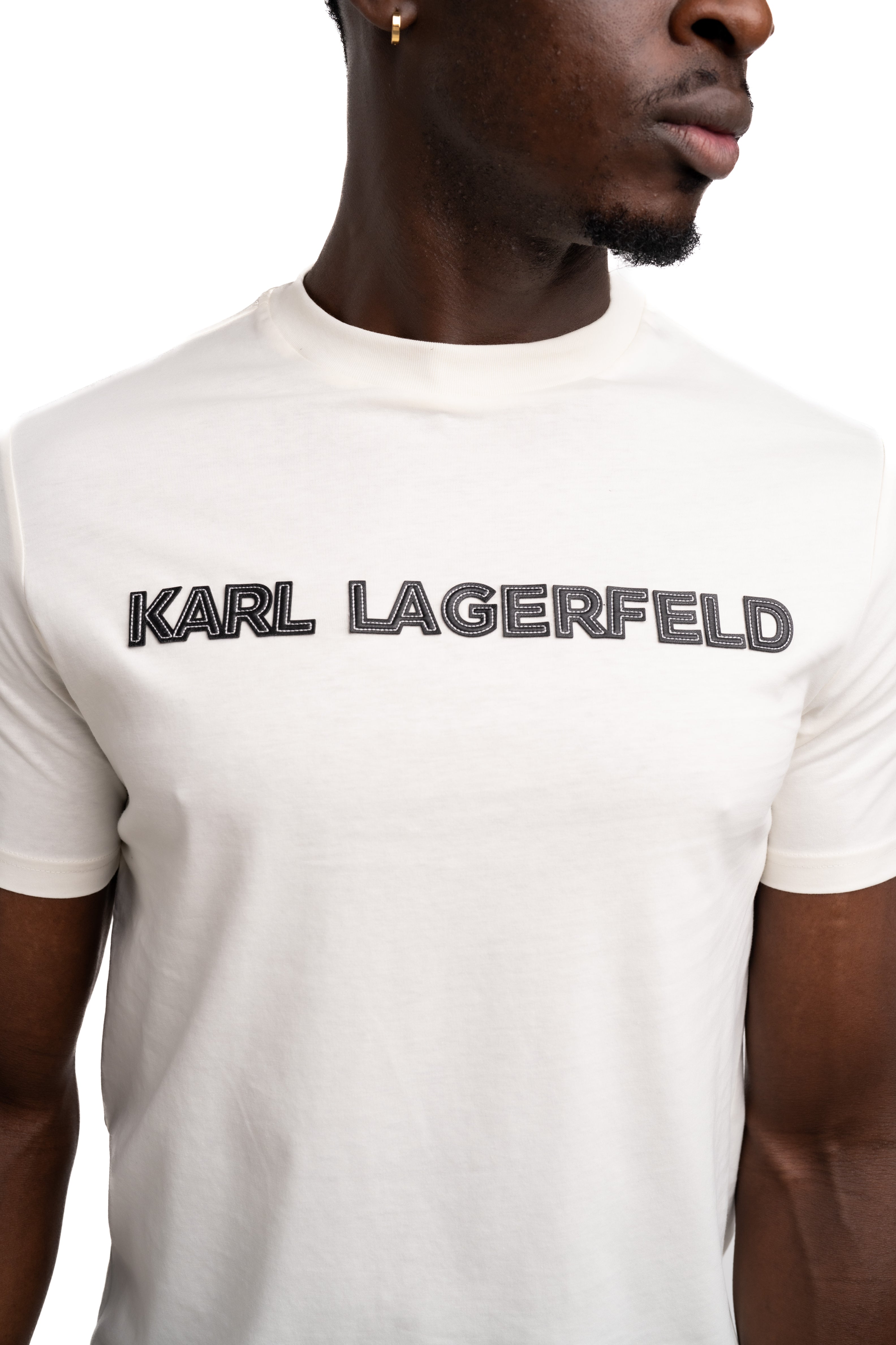 Karl Lagerfeld Men's T Shirt Crewneck Champagne | 7550765612-80
