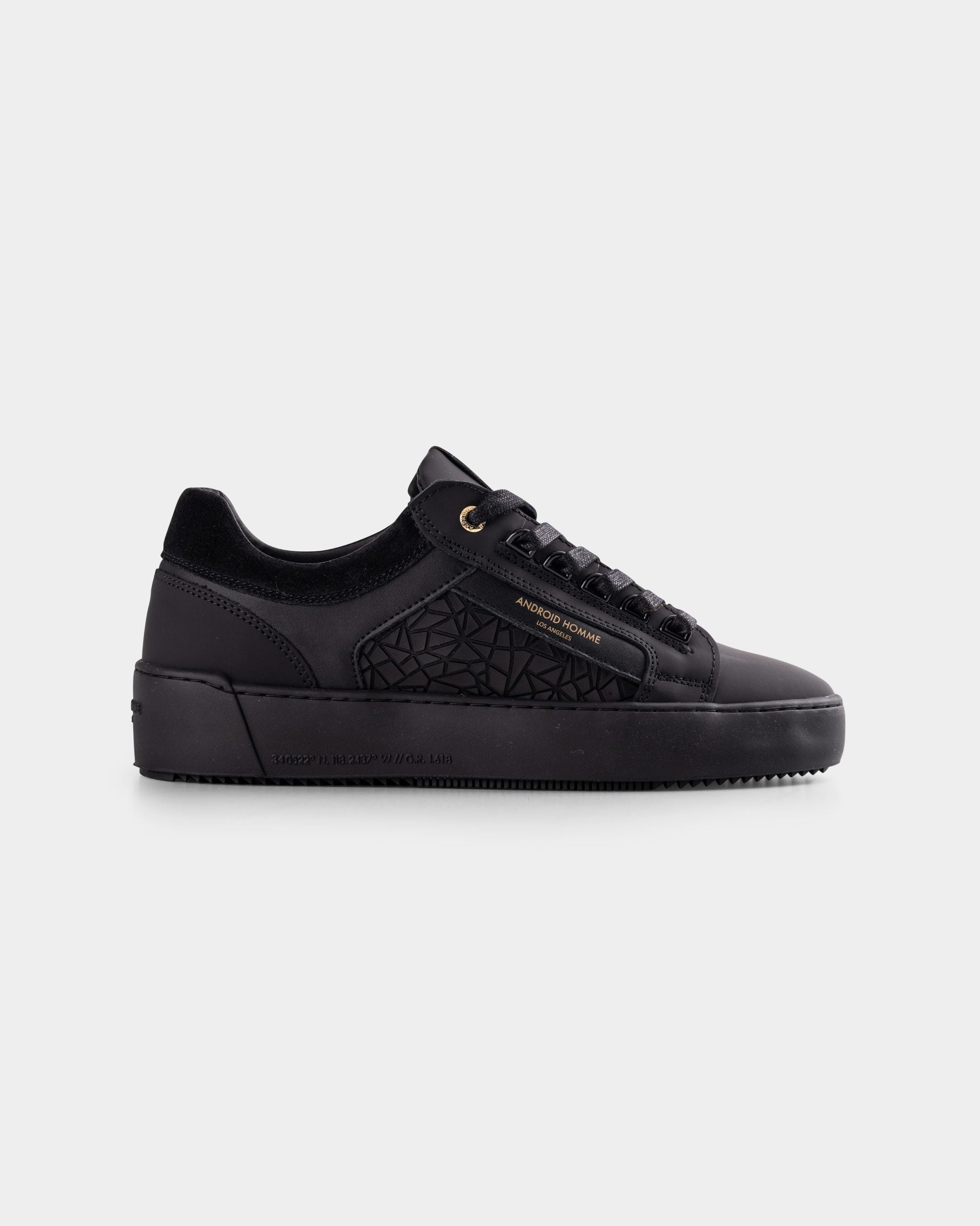 Android Man Sneaker Venice Core Black Rubber Mosaic | AHP203-01