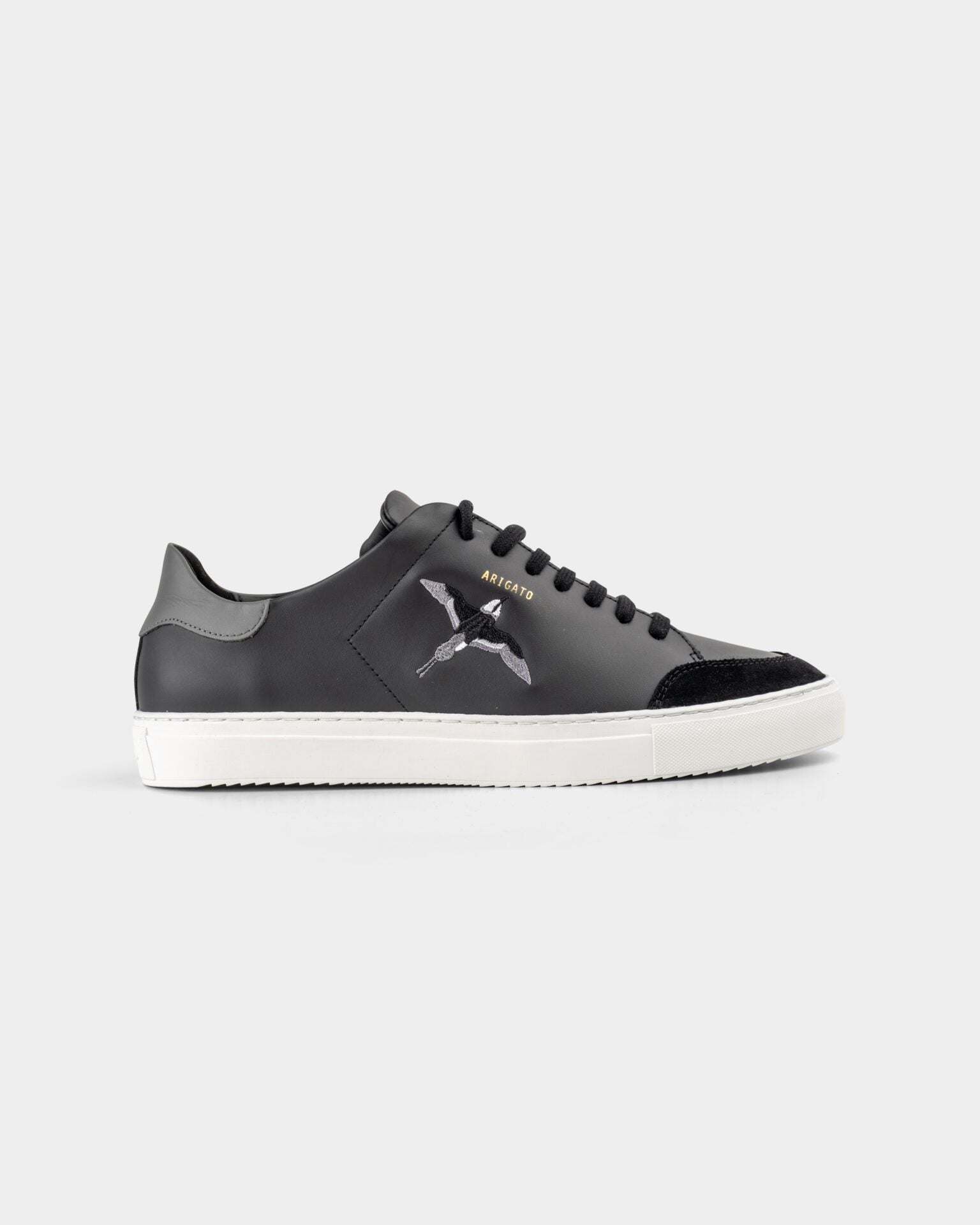 (Core) Axel Arigato Men's Clean 90 Triple B Bird Sneaker | F1739002-Black/Dark Grey
