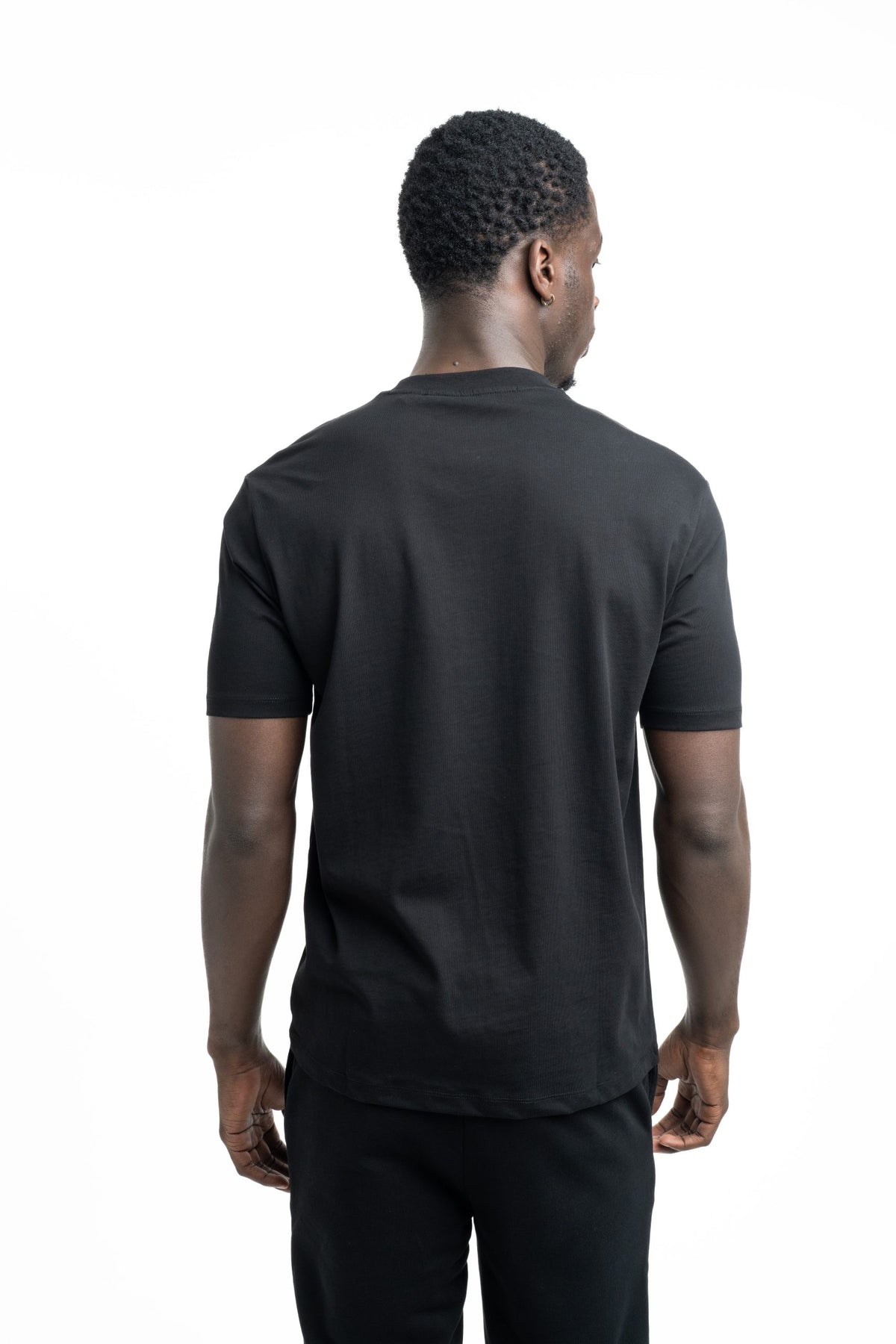 Karl Lagerfeld Men's T Shirt Crewneck Black | 7551495612-990