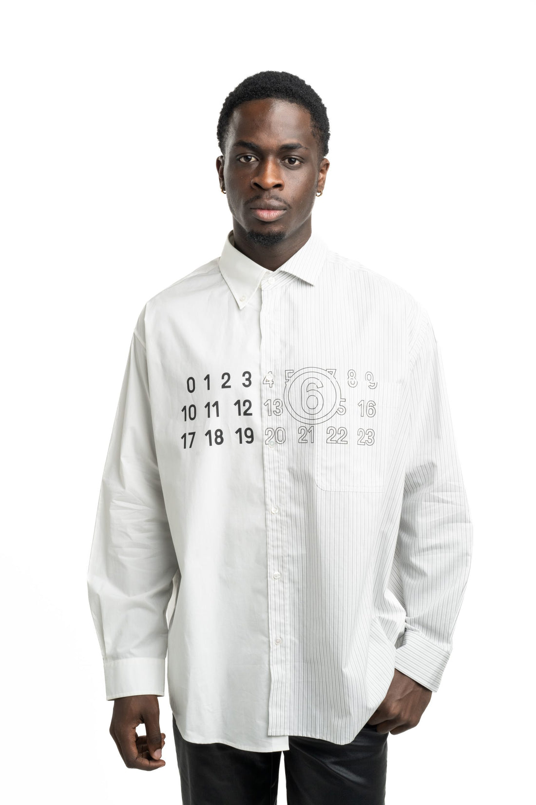 MM6 Maison Margiela Men's Long Sleeved Shirt | SH0DT0025-MTN085-961