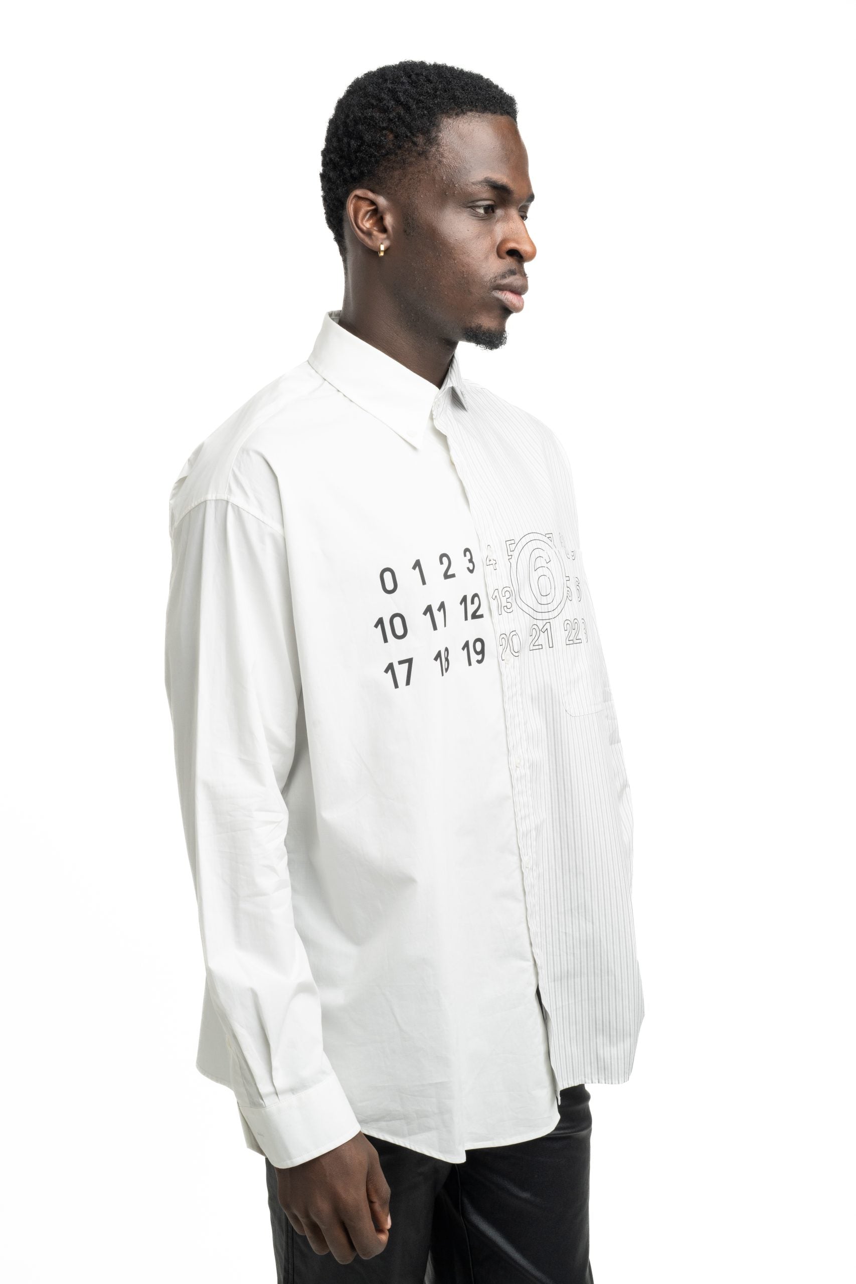 MM6 Maison Margiela Men's Long Sleeved Shirt | SH0DT0025-MTN085-961