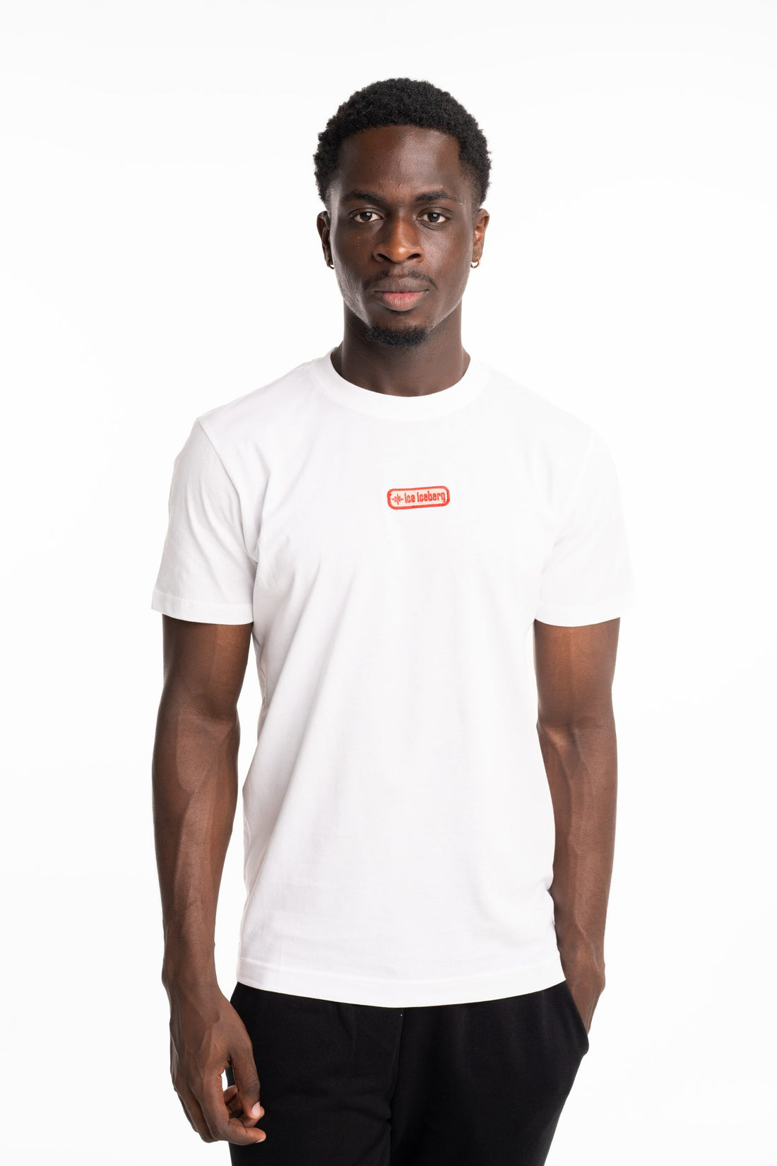 Ice Iceberg Men's T Shirt White | S1MF01B6332-1101
