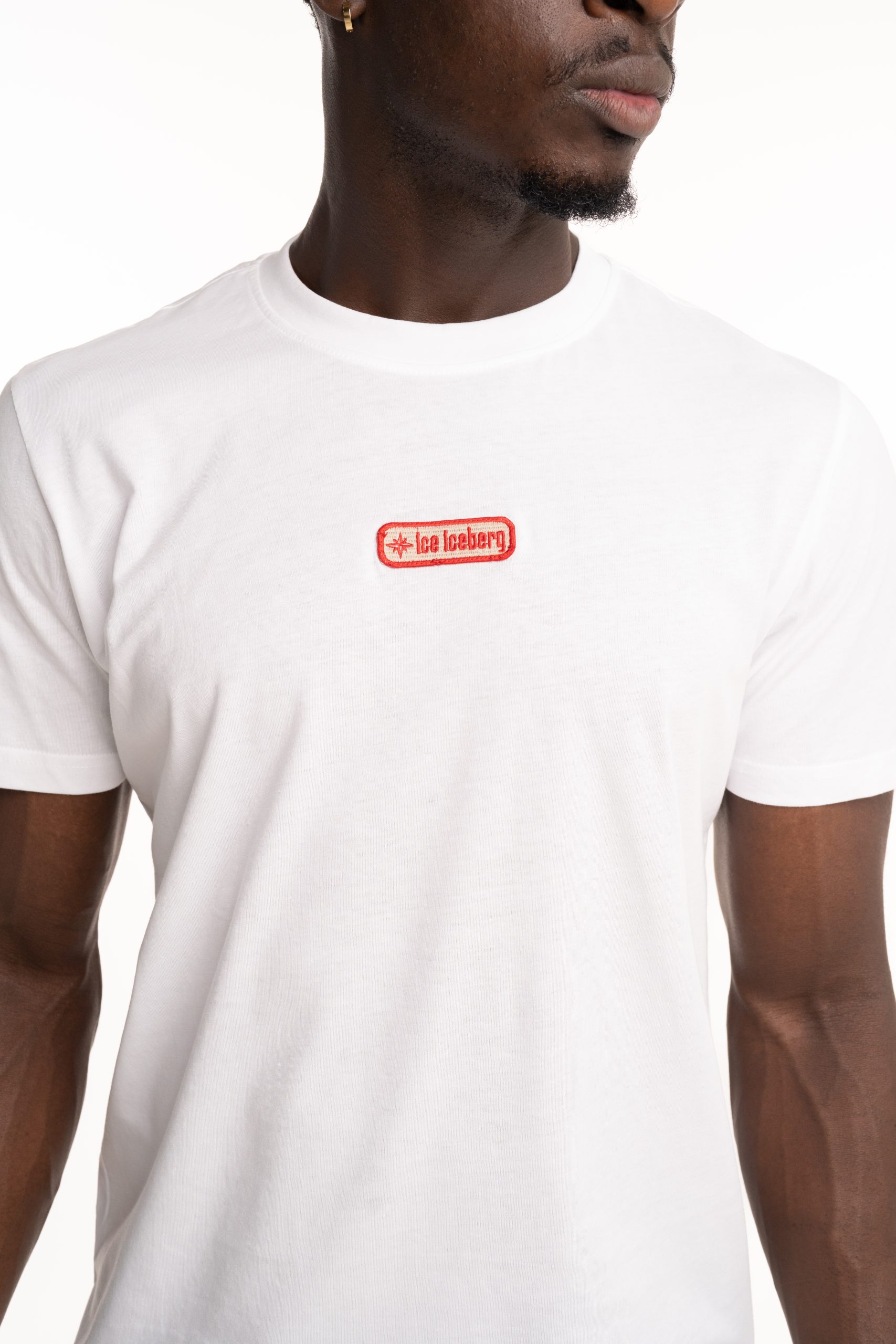 Ice Iceberg Men's T Shirt White | S1MF01B6332-1101