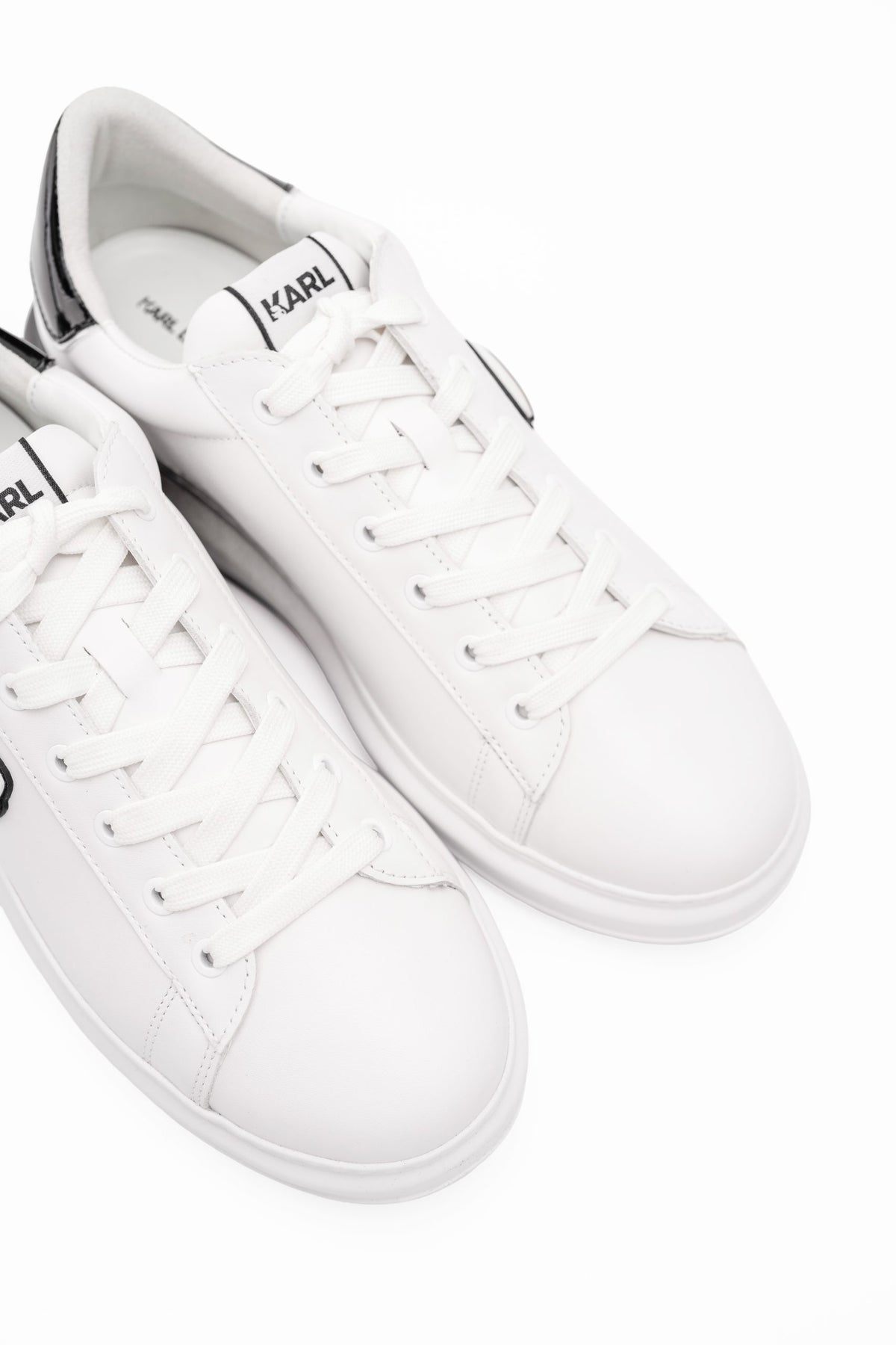 Karl Lagerfeld Men's Kapri Ombre NFT Lo Lace White Lthr | KL52530F-011