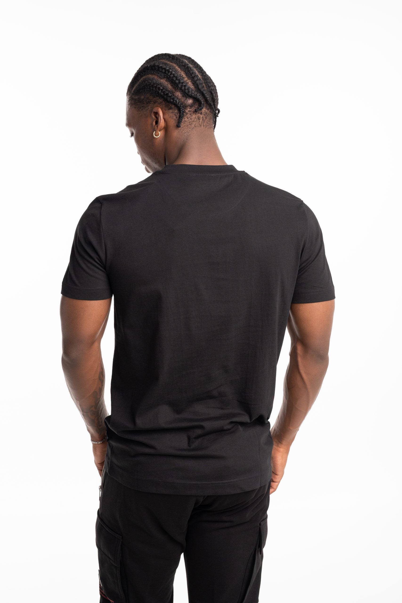 Ice Iceberg Men's T Shirt Black | S1MF01B6332-9000
