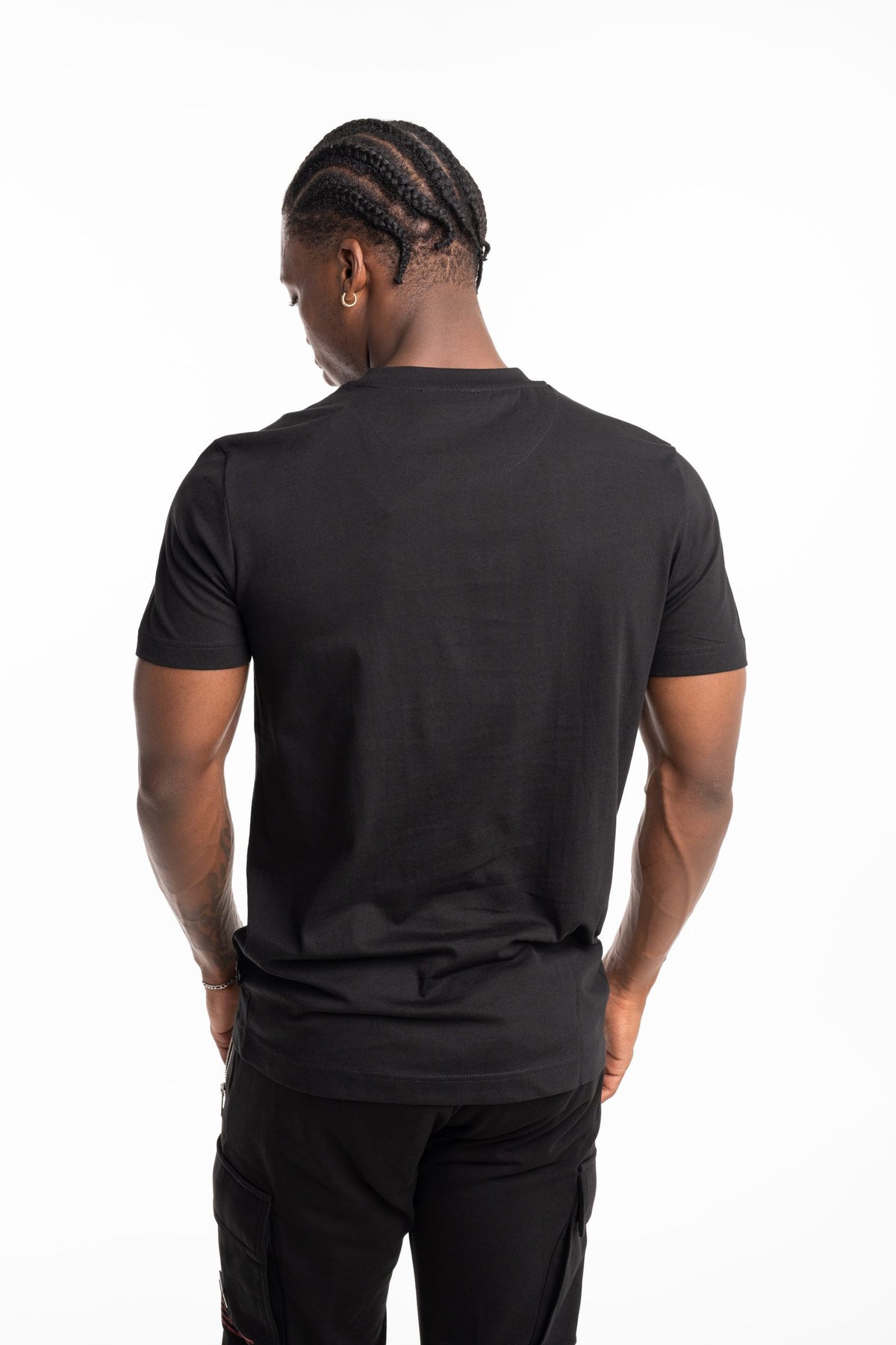Ice Iceberg Men's T Shirt Black | S1MF01A6332-9000