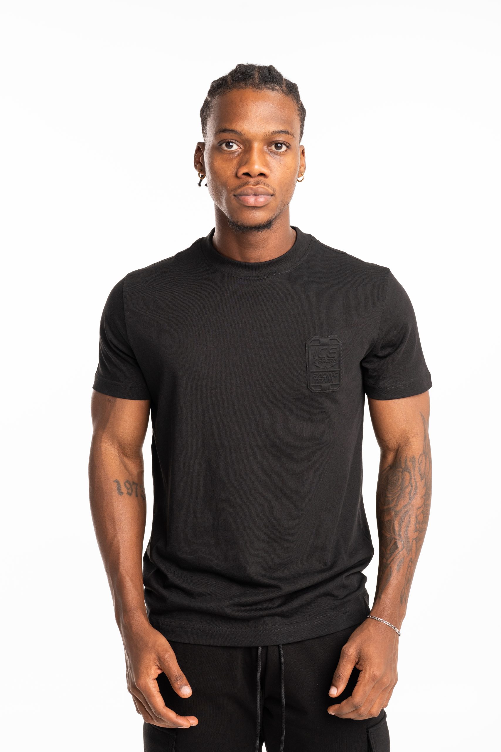 Ice Iceberg Men's T Shirt Black | S1MF0136332-9000