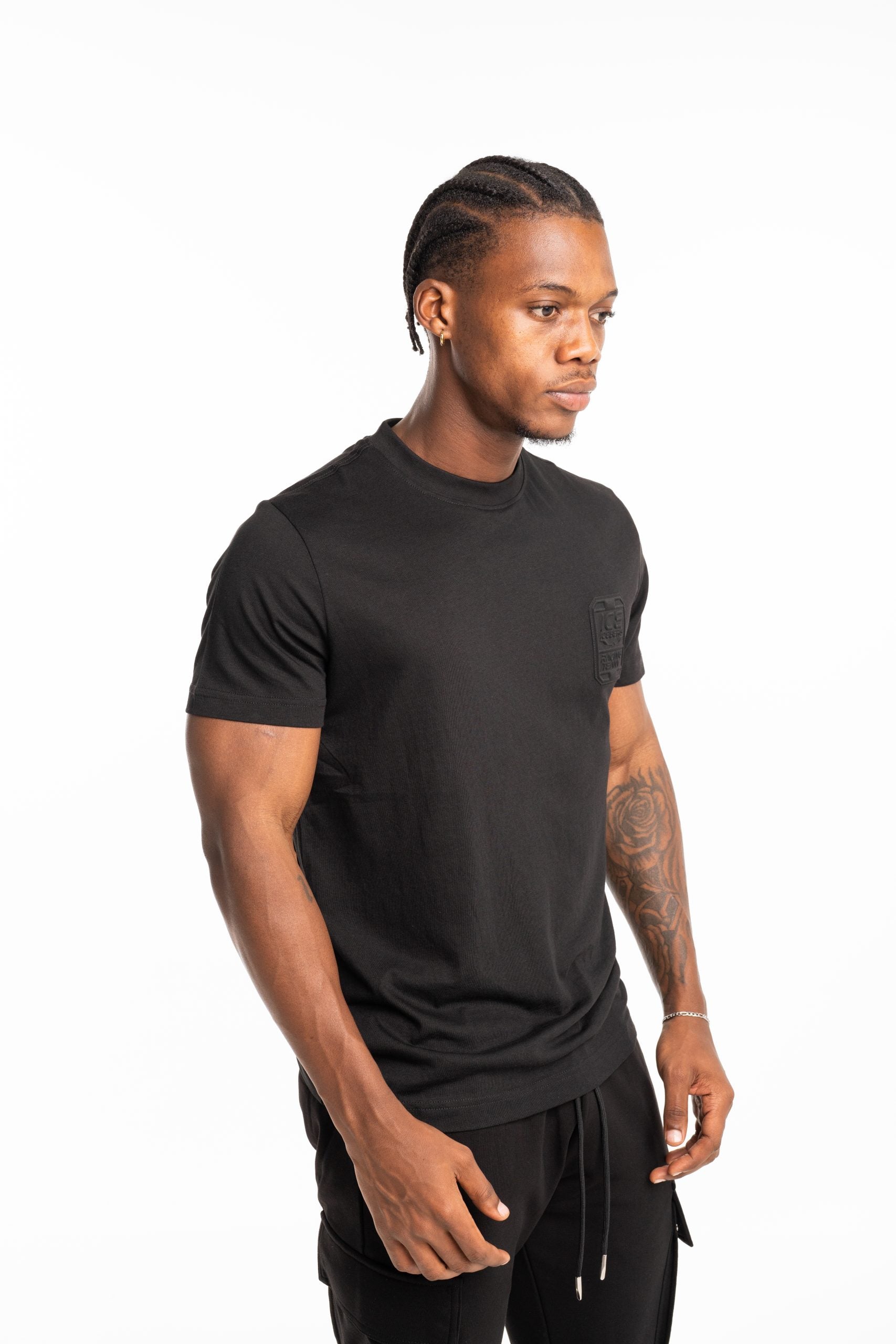 Ice Iceberg Men's T Shirt Black | S1MF0136332-9000