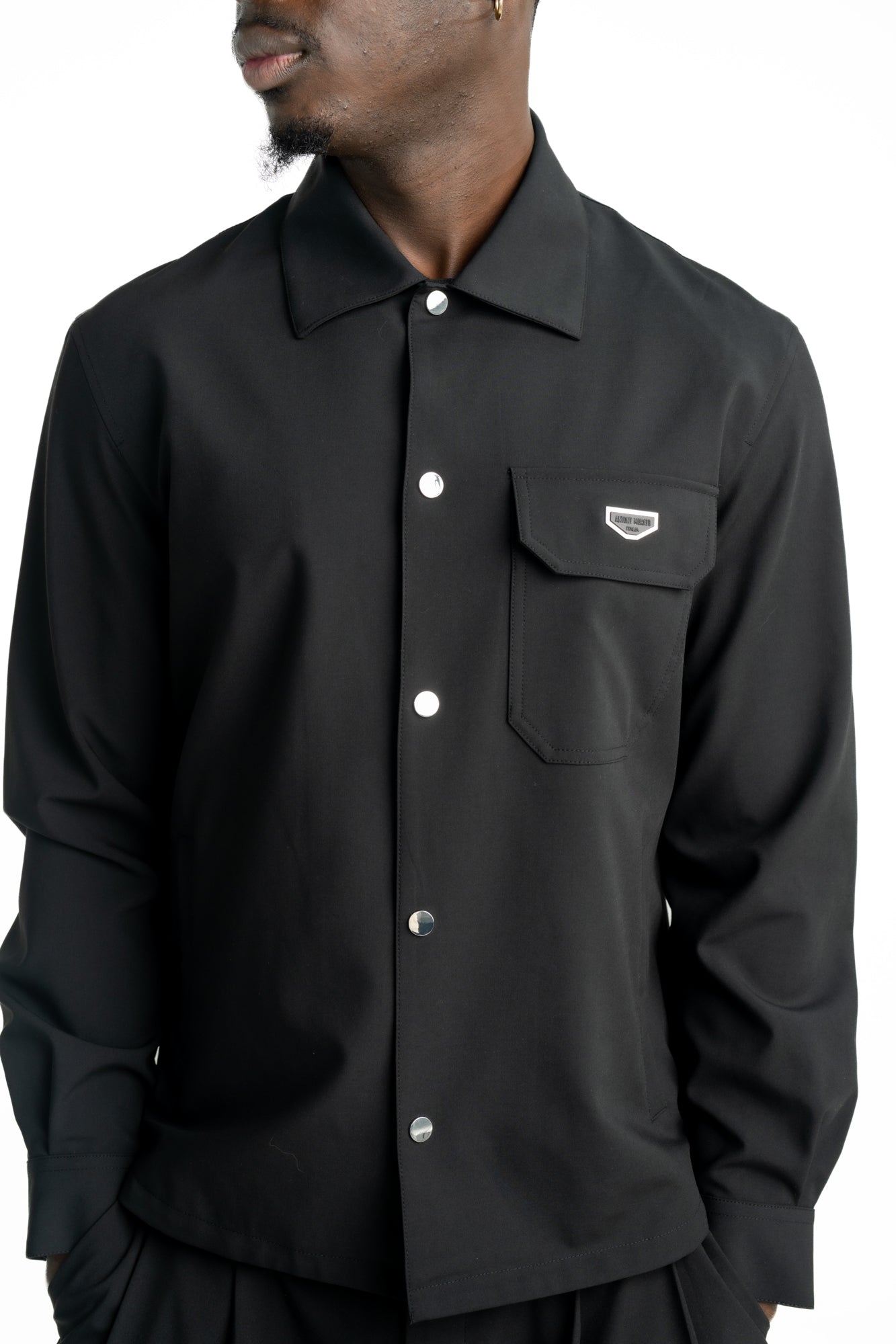 Antony Morato Shirt Long Sleeves Tirana Regular | Mmsl00787-Fa600295-9000