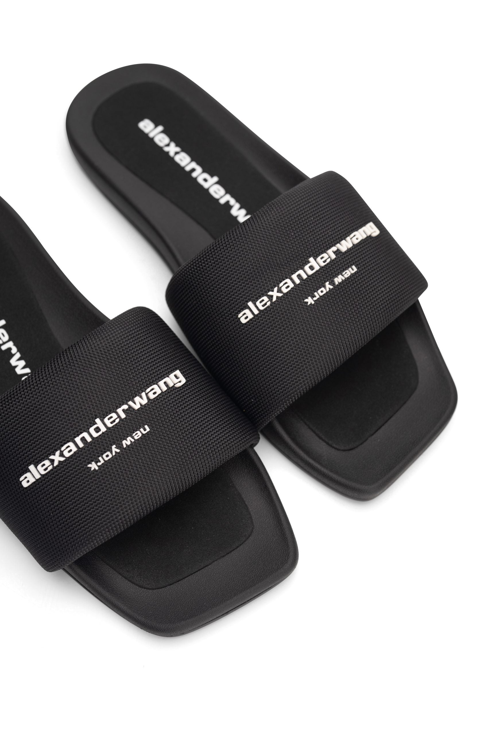 (Core) Alexander Wang Aw Pool Slide Black Nylon | 30221S059-001