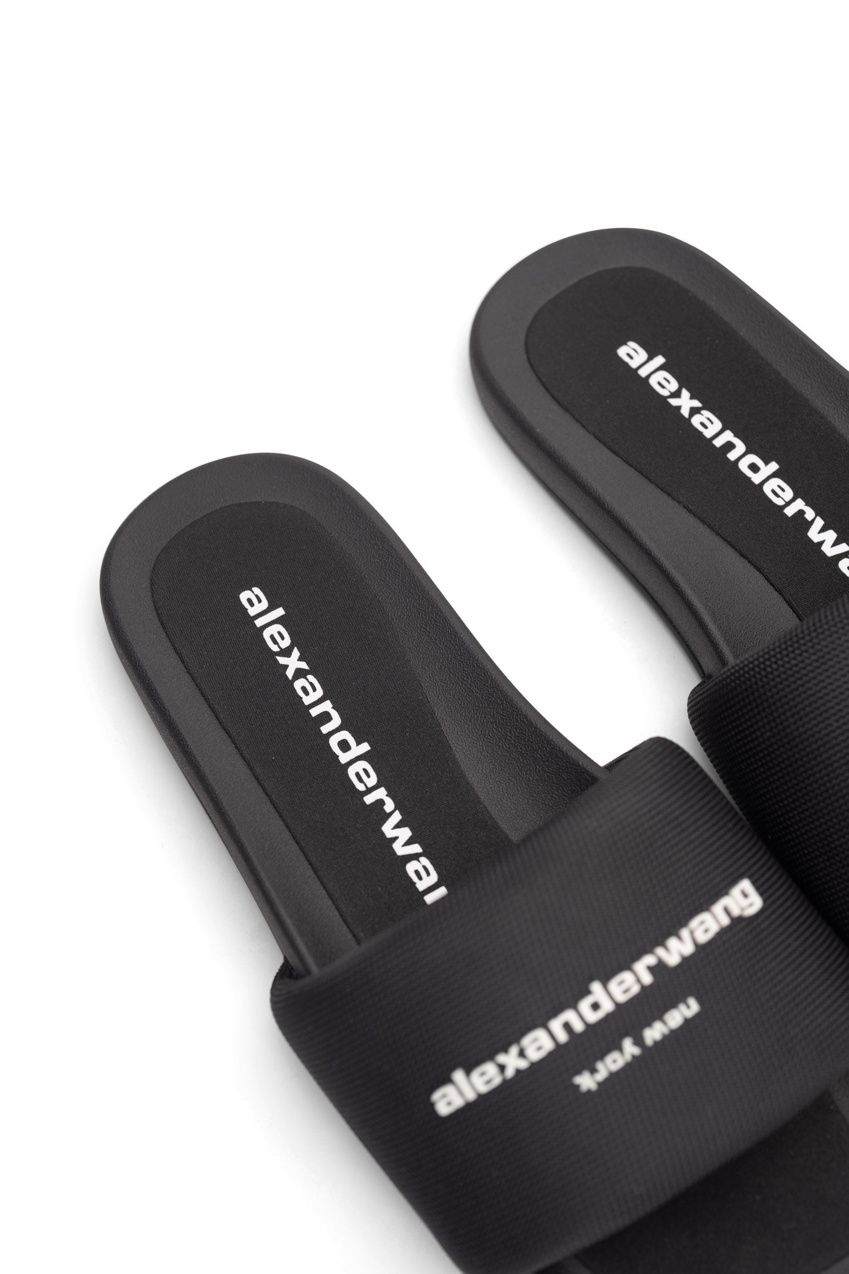 (Core) Alexander Wang Aw Pool Slide Black Nylon | 30221S059-001