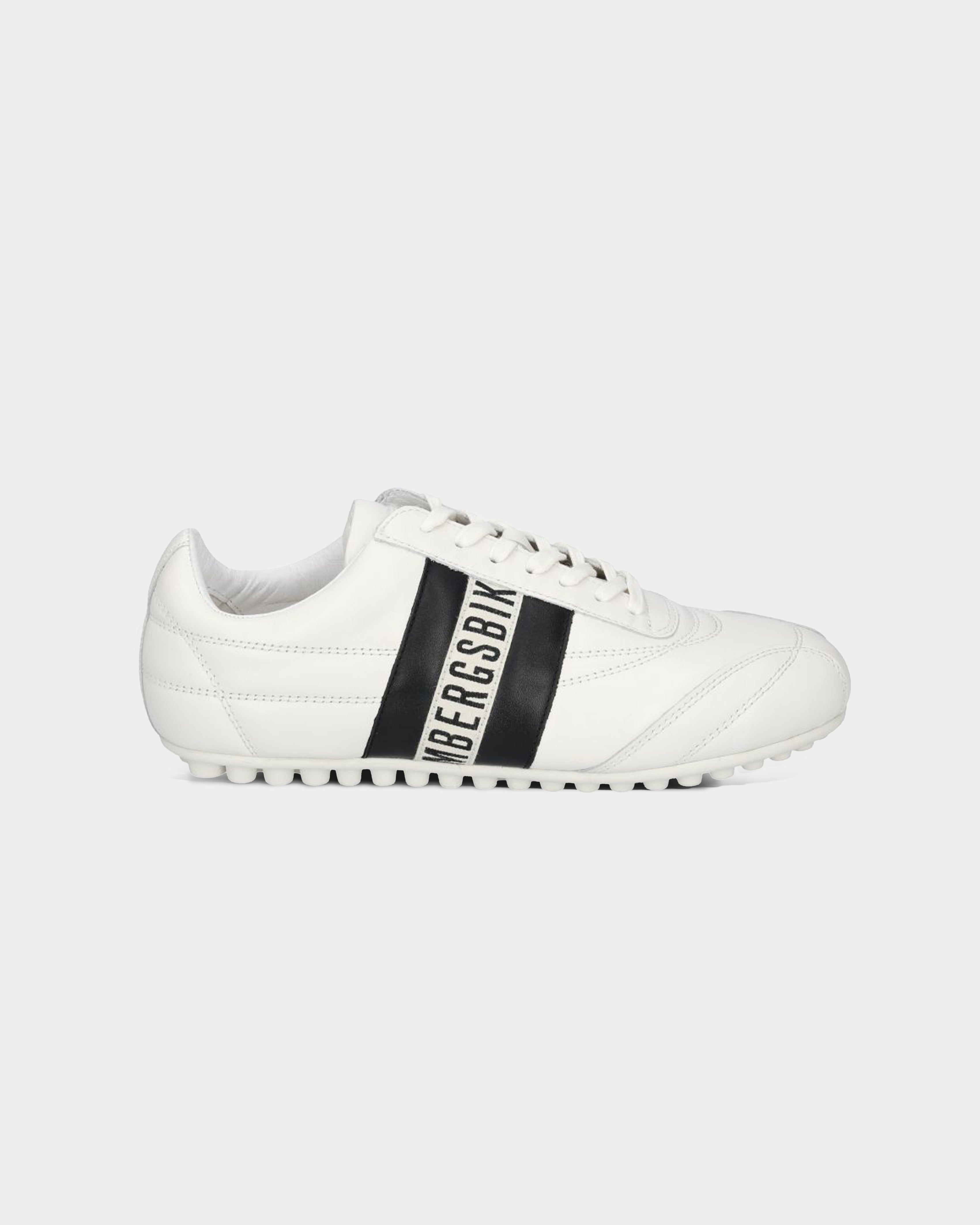 Bikkembergs Men's Shoes Calf White/Black | 30511-A