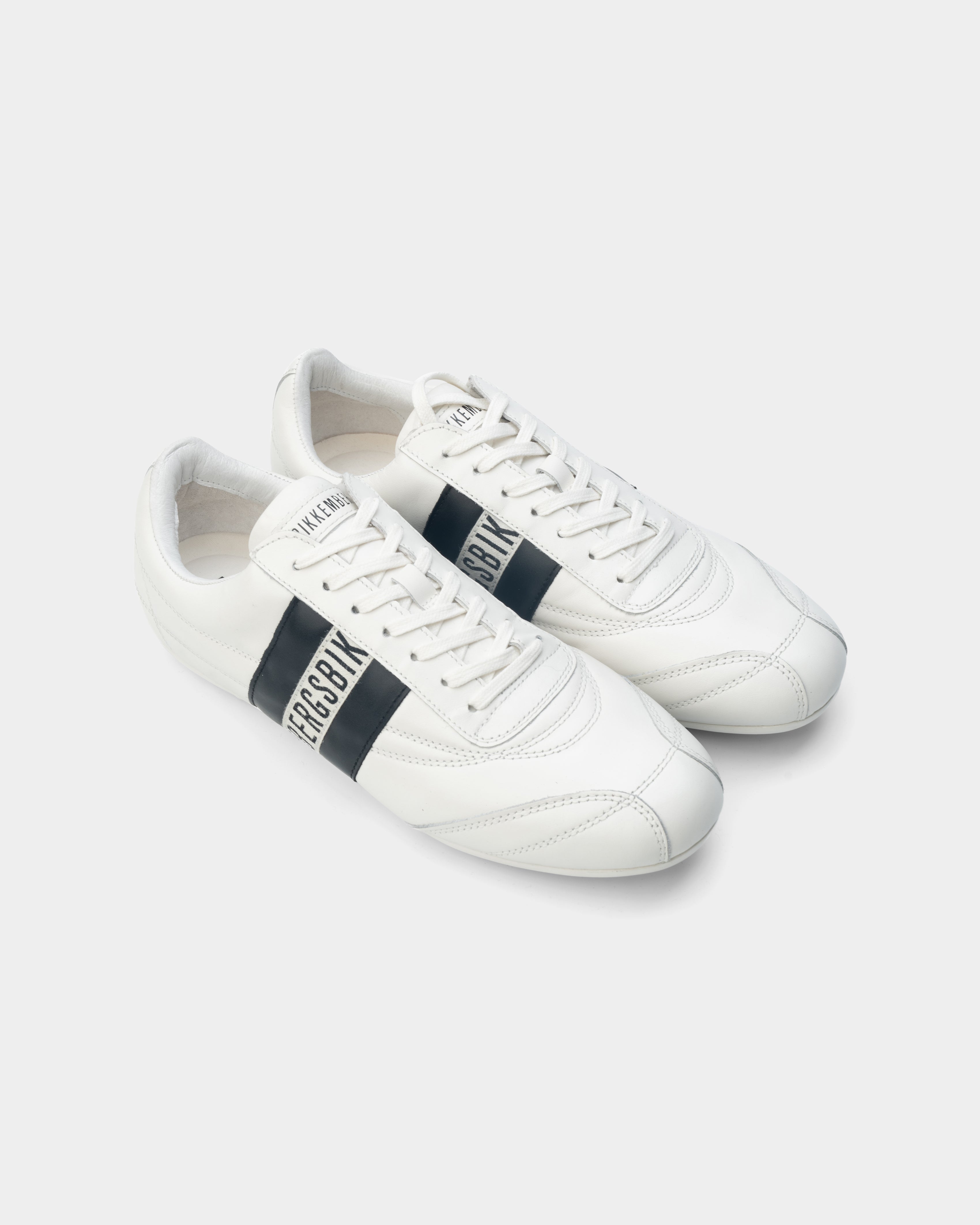 Bikkembergs Men's Shoes Calf White/Black | 30511-A