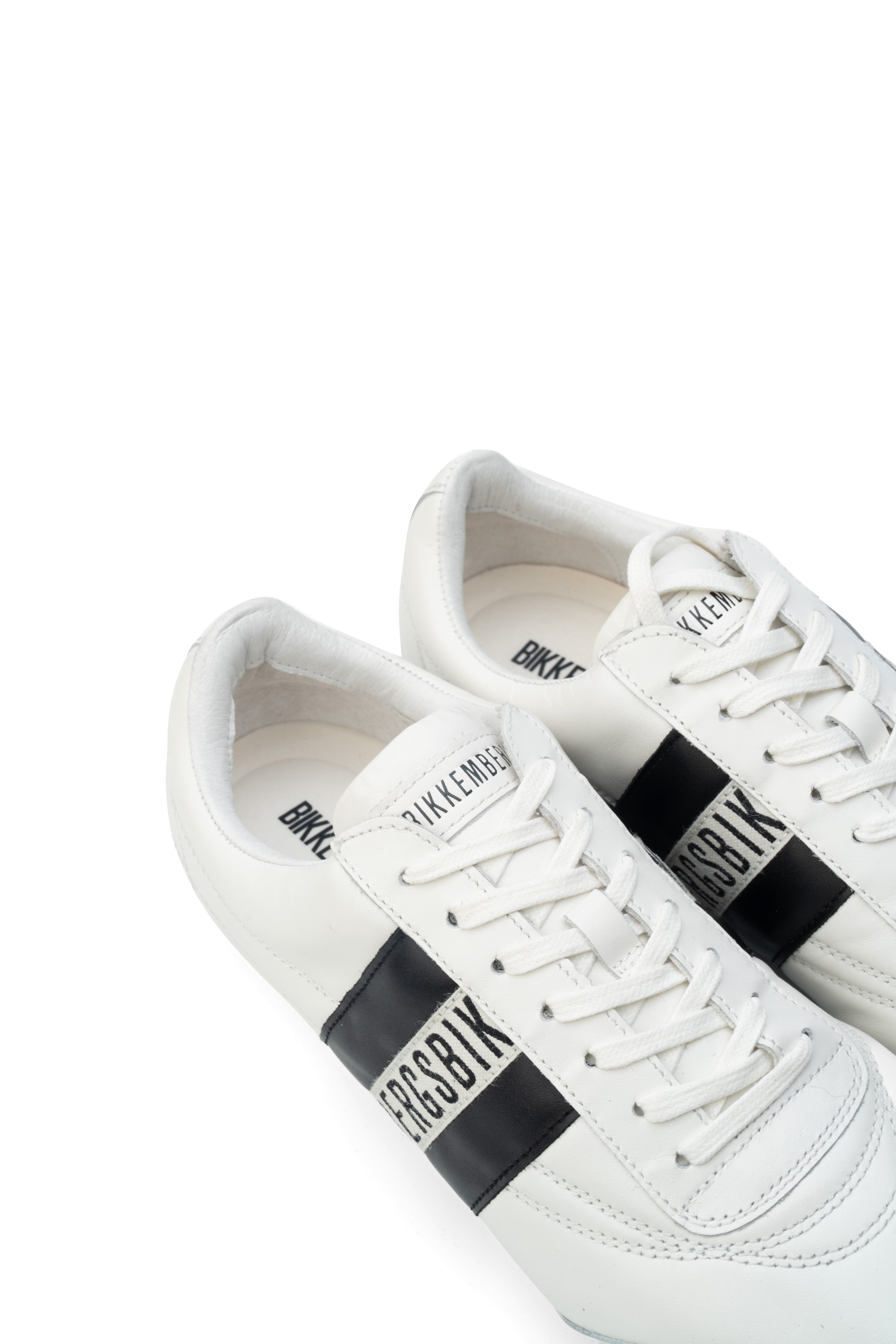 Bikkembergs Men's Shoes Calf White/Black | 30511-A