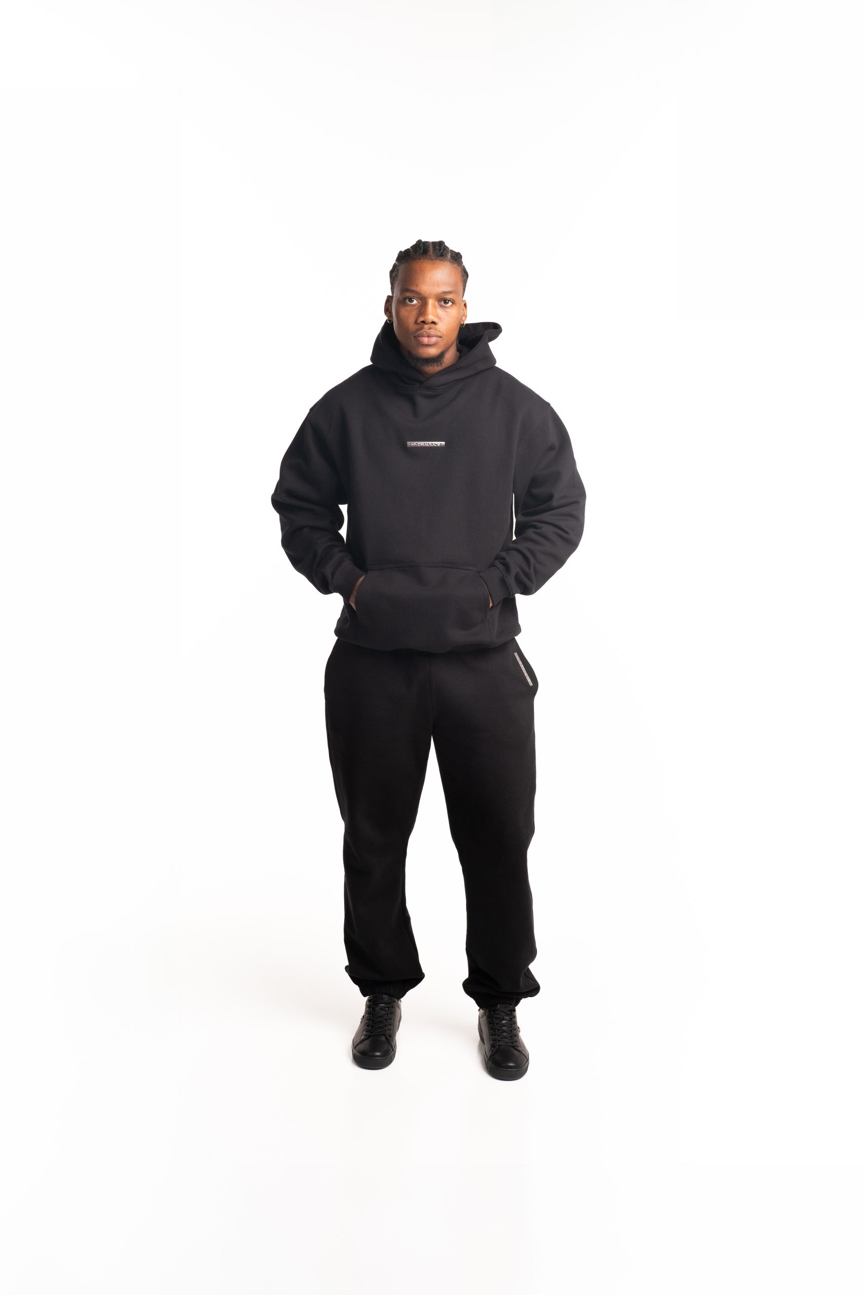 Hydraulics Steel Badge Hoodie Black |