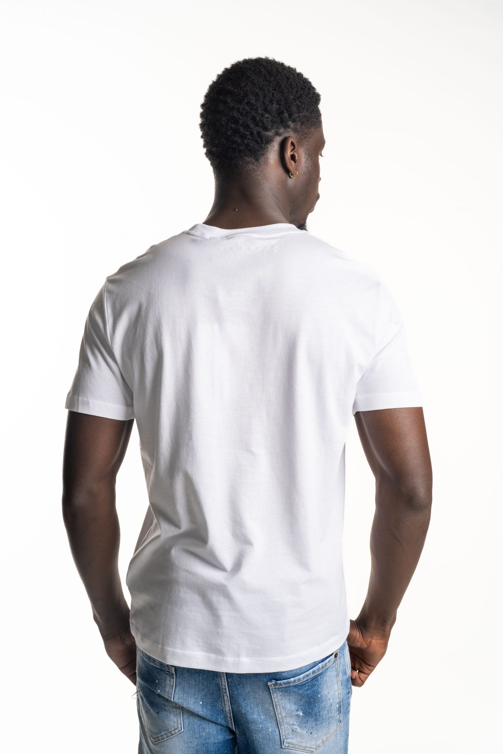 John Richmond Men's T Shirt Simen | UMA25053TSP8-White