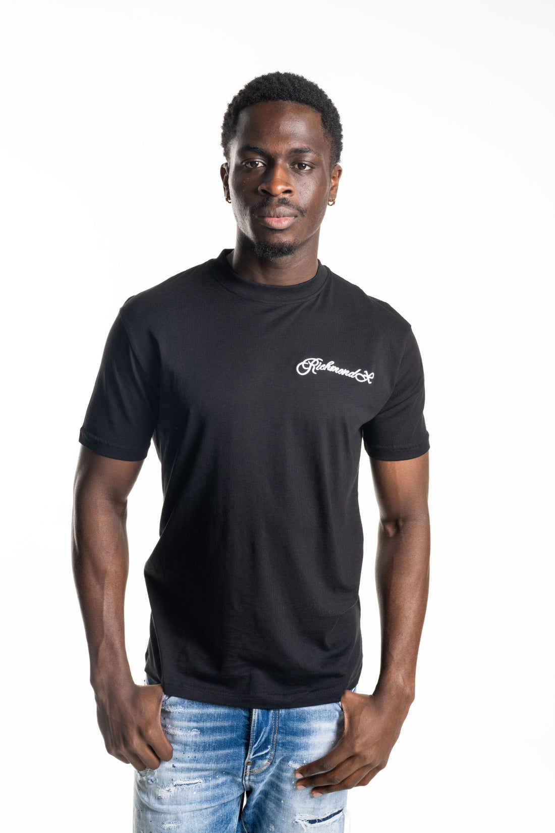 John Richmond Men's T Shirt Pemeg | UMA25456TSP8-Black