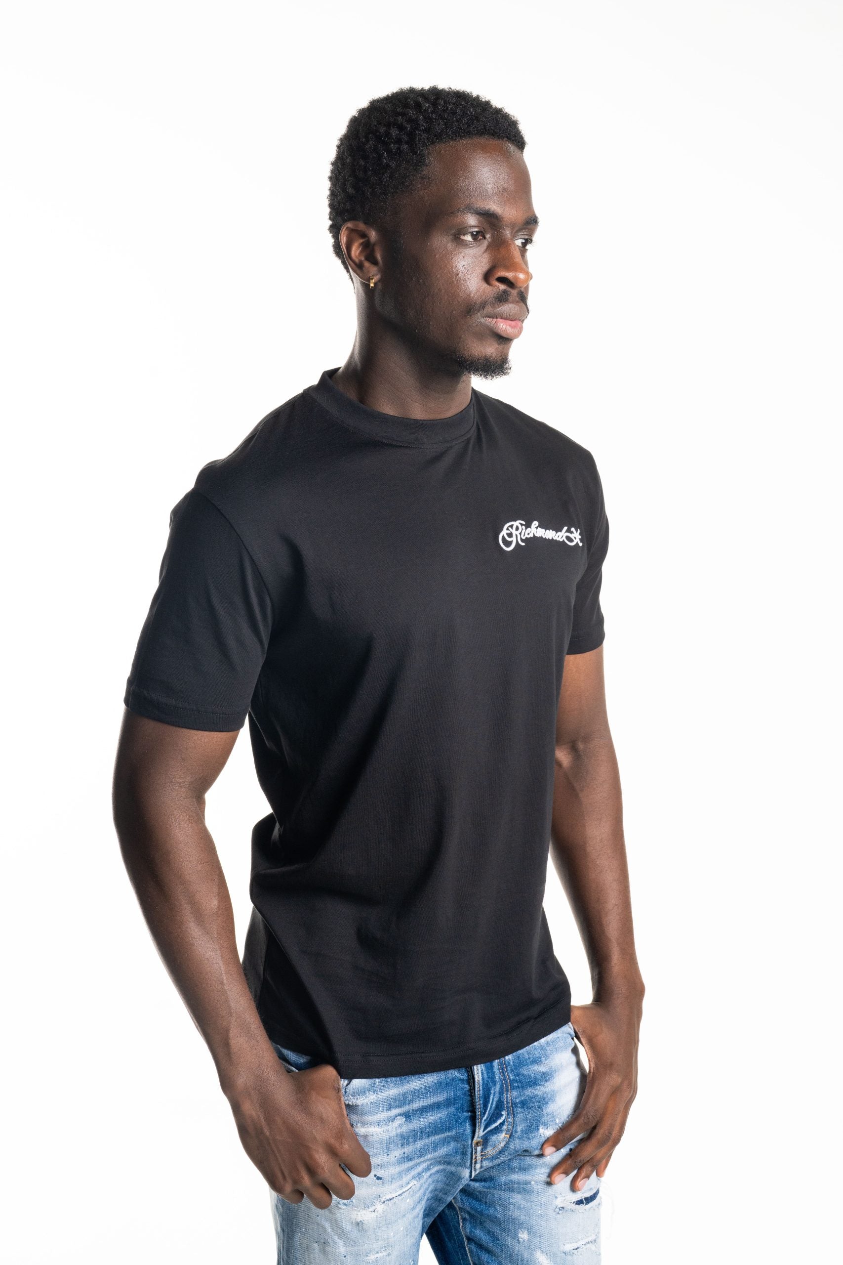 John Richmond Men's T Shirt Pemeg | UMA25456TSP8-Black