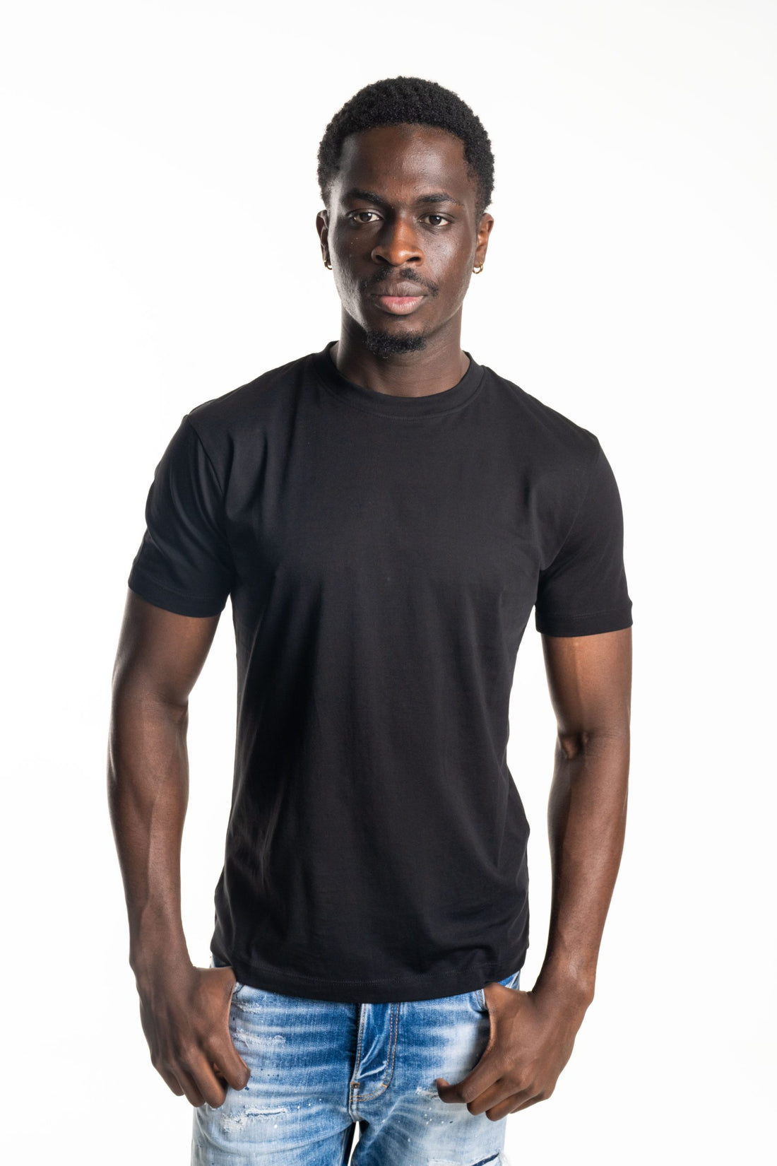 John Richmond Men's T Shirt Simen | UMA25053TSP8-Black