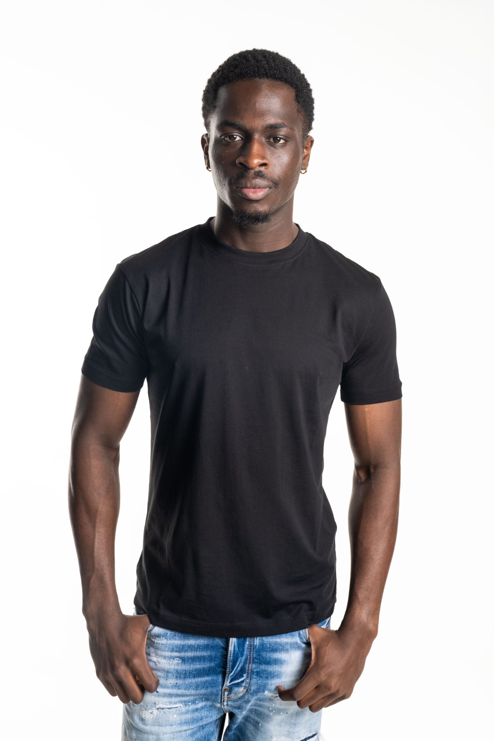 John Richmond Men's T Shirt Simen | UMA25053TSP8-Black