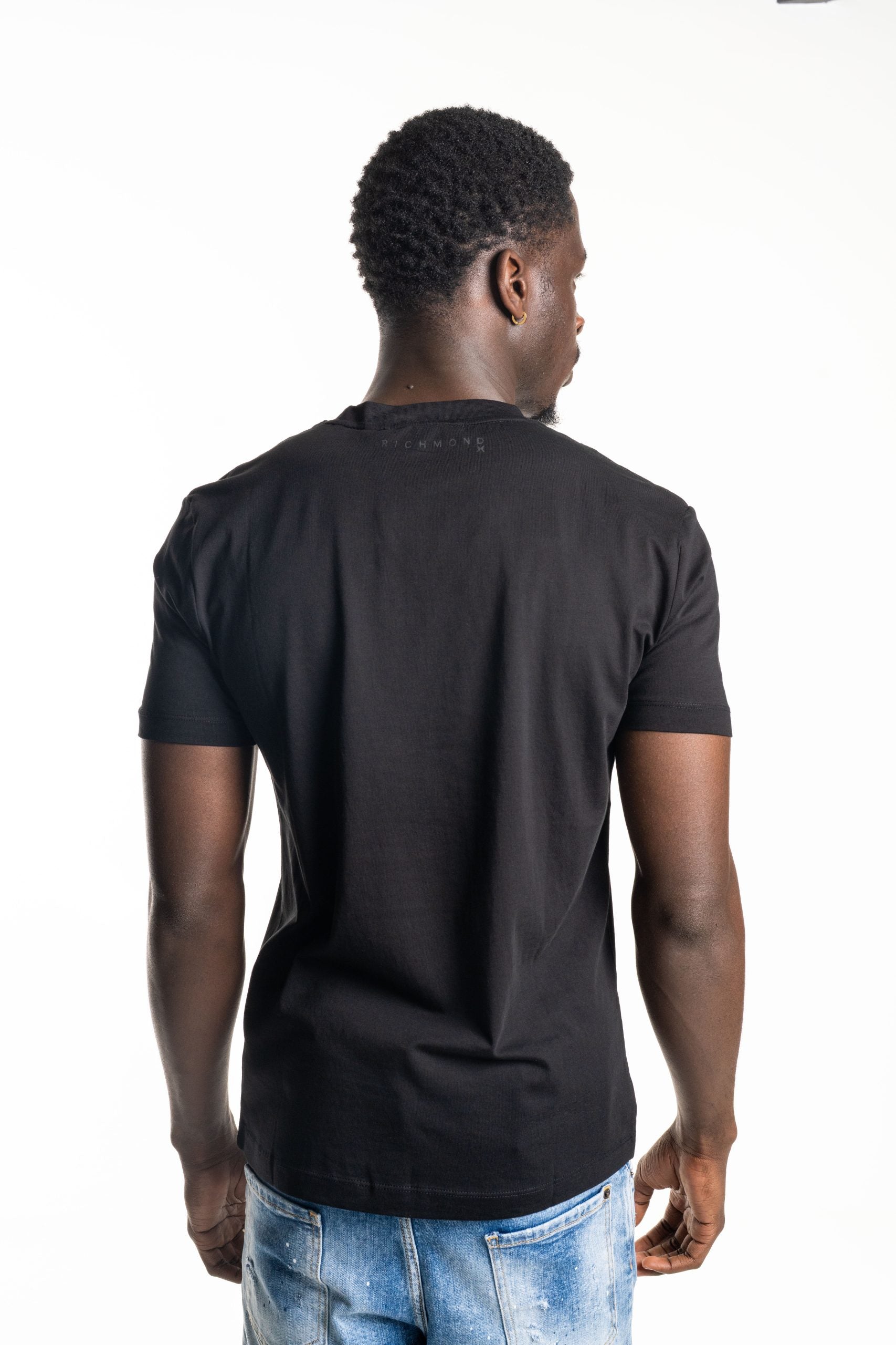 John Richmond Men's T Shirt Simen | UMA25053TSP8-Black