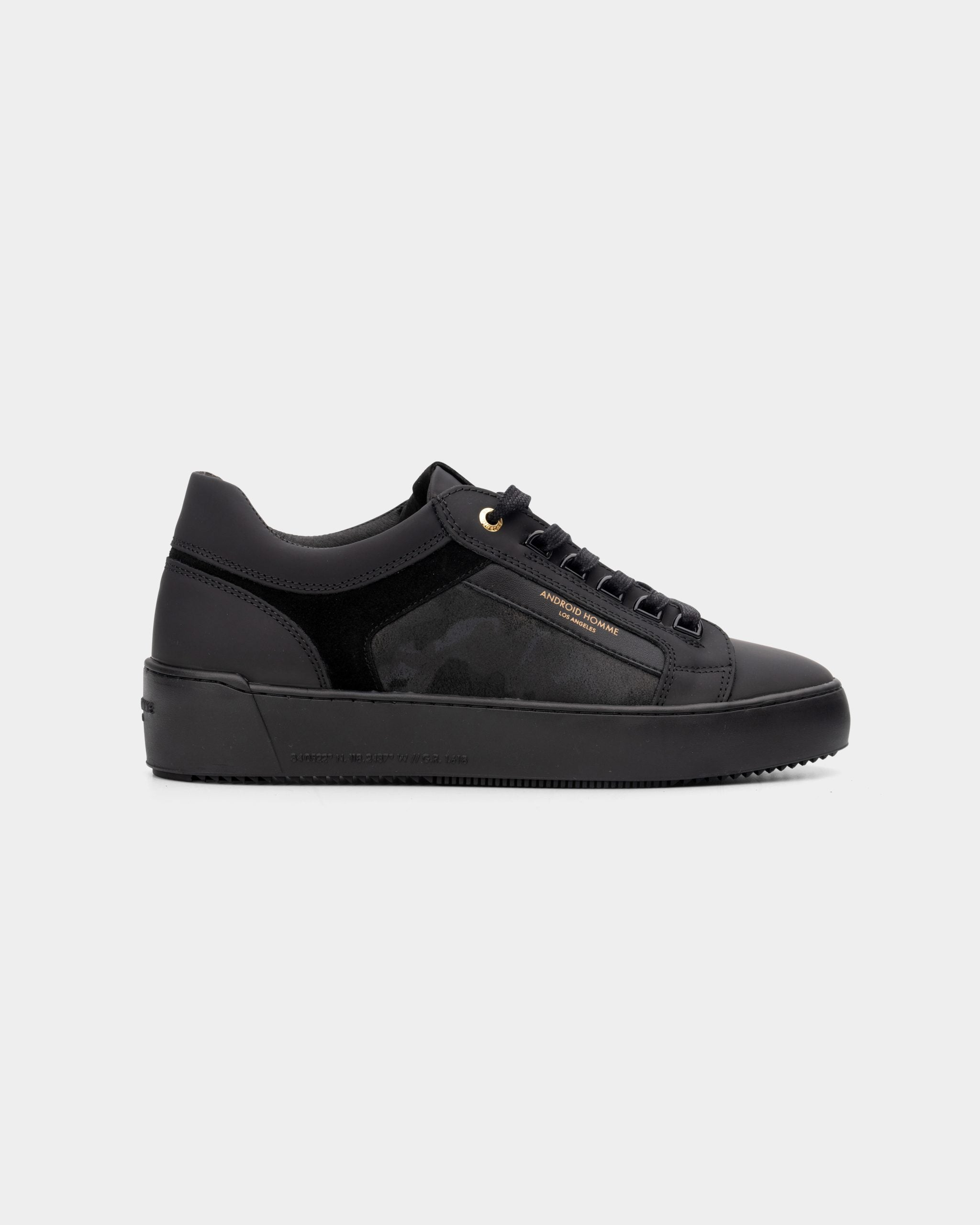 Android Homme Sneaker Venice Black Goma Camo Suede | Hydraulics Stores