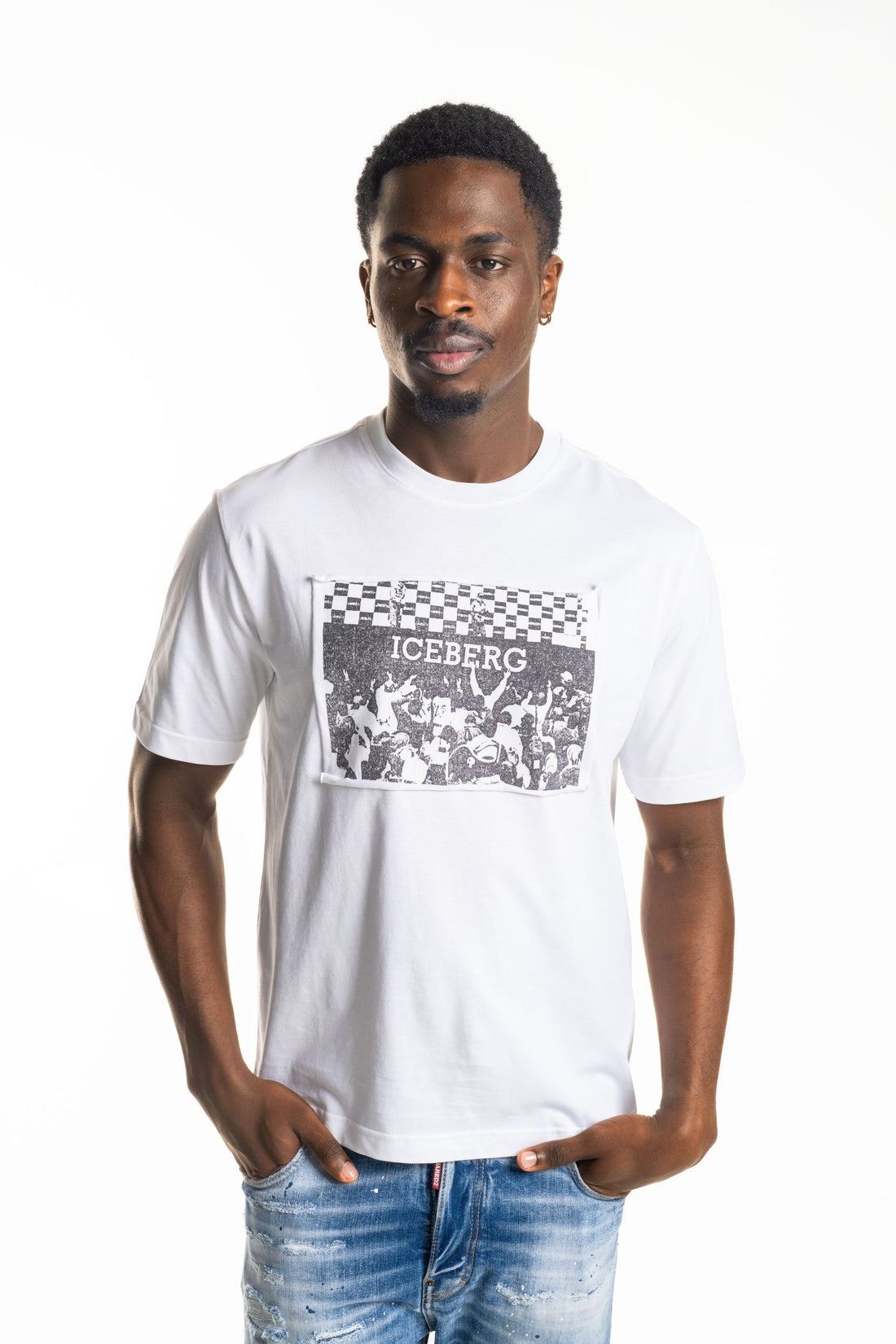 Iceberg Men's T Shirt | I1P-F02B-6325-1101
