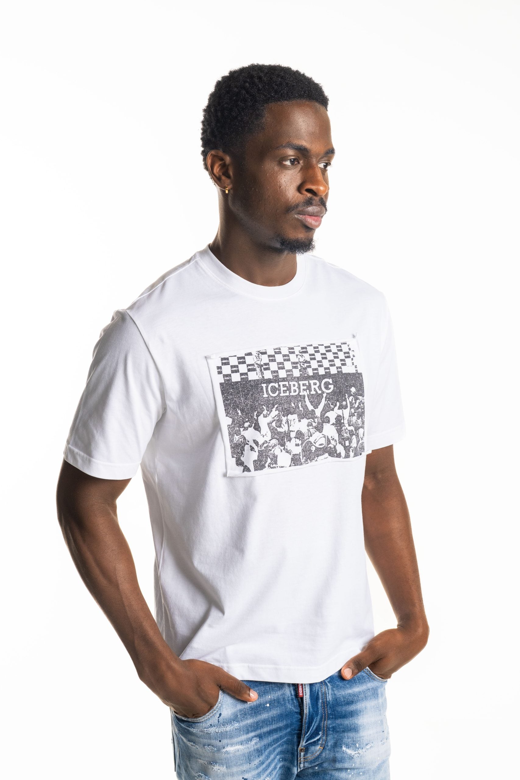 Iceberg Men's T Shirt | I1P-F02B-6325-1101