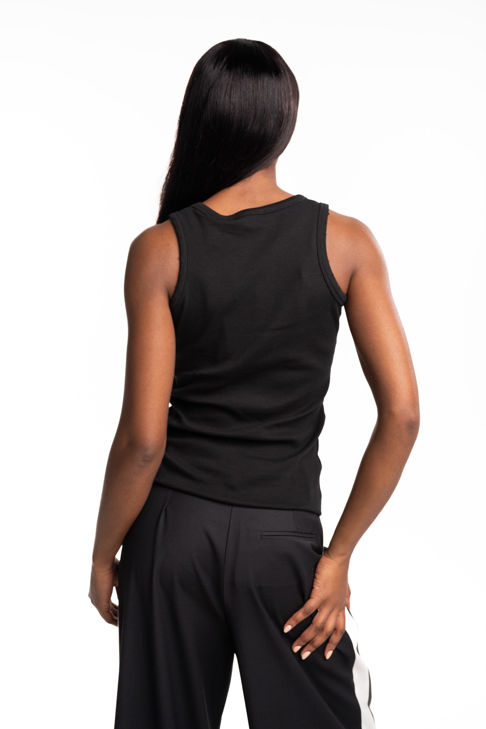 John Richmond Ladies Dario Singlet | UWP26095CNT9-Black