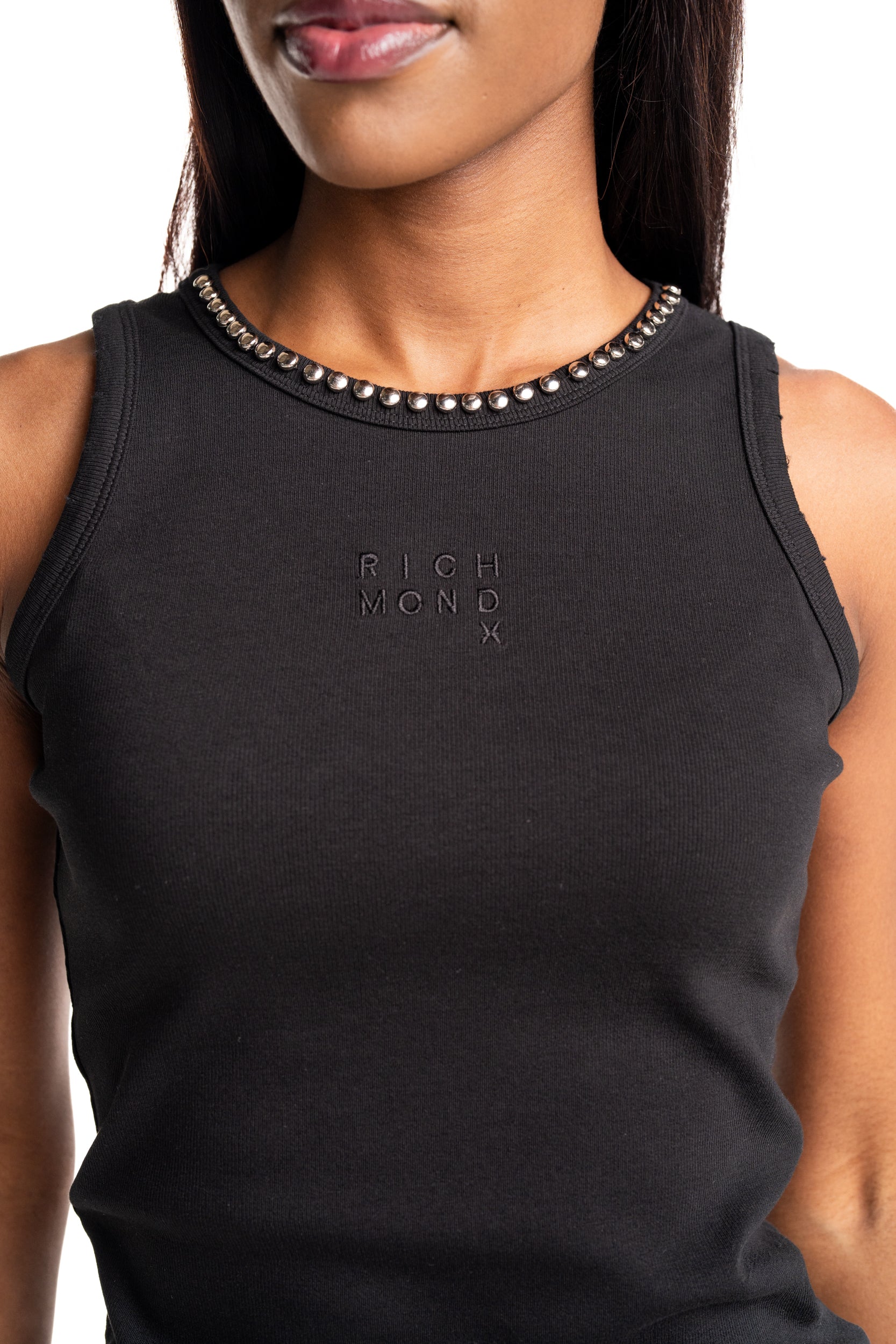 John Richmond Ladies Dario Singlet | UWP26095CNT9-Black