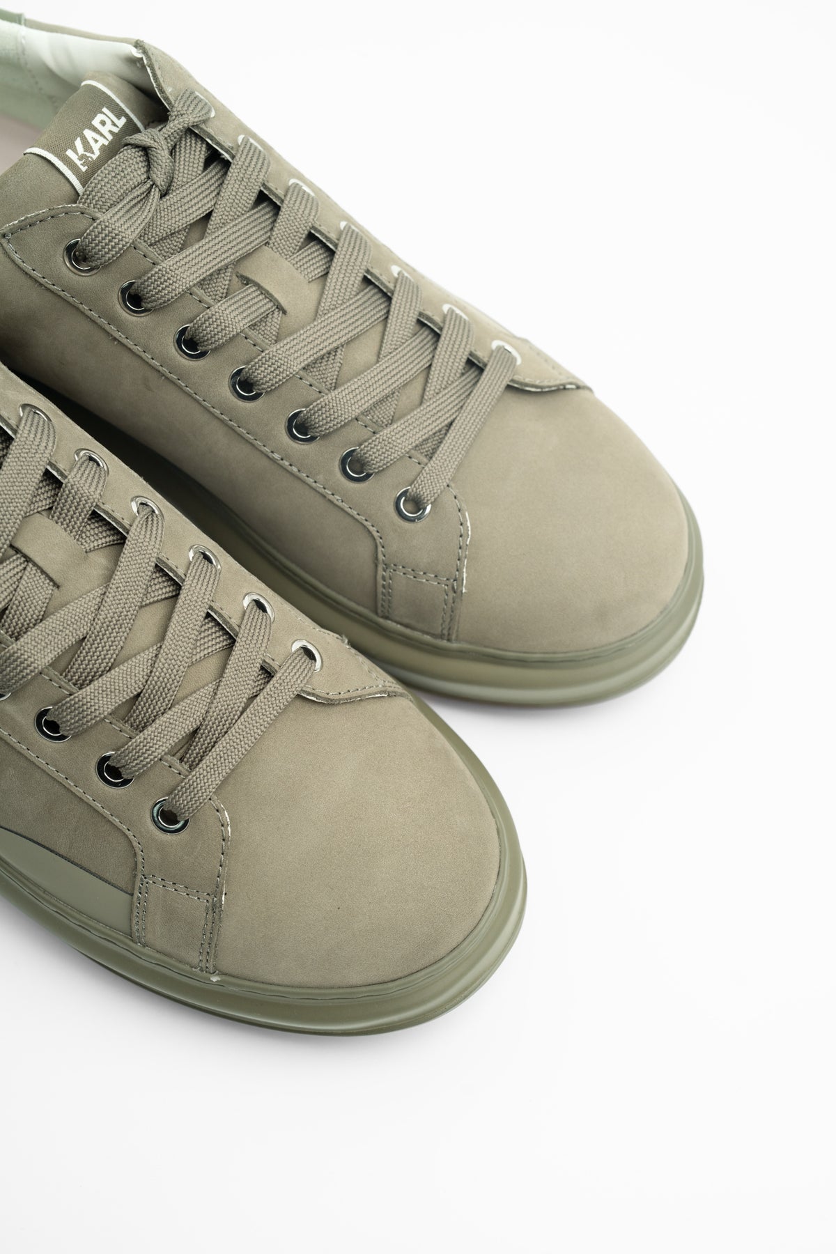 Karl Lagerfeld Men's Kapri Signia Line Light Khaki Nubuck | KL52542F-2KH