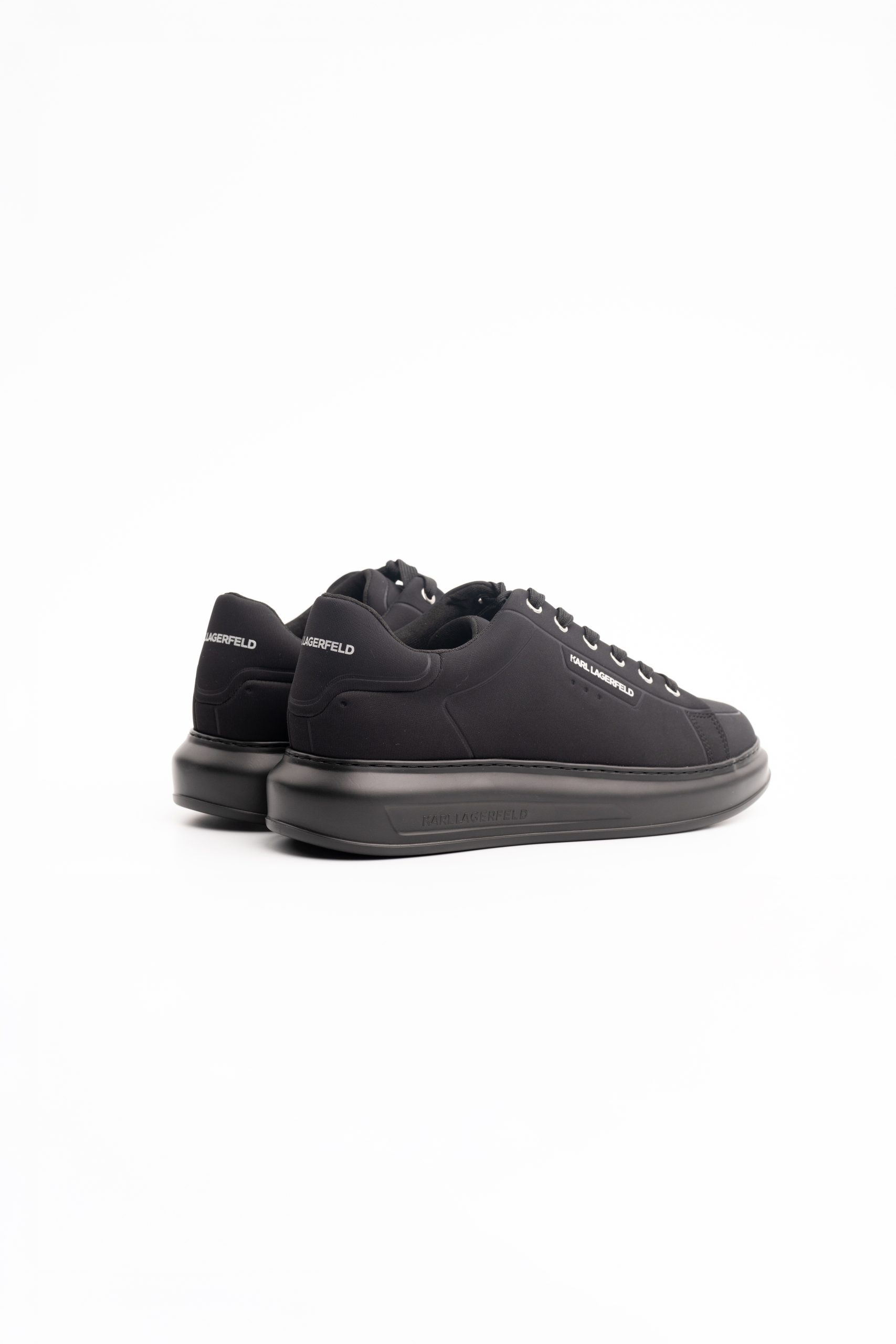 Karl Lagerfeld Men's Kapri Skuba Emboss Black Synth Textile Mono | KL52586-H0X