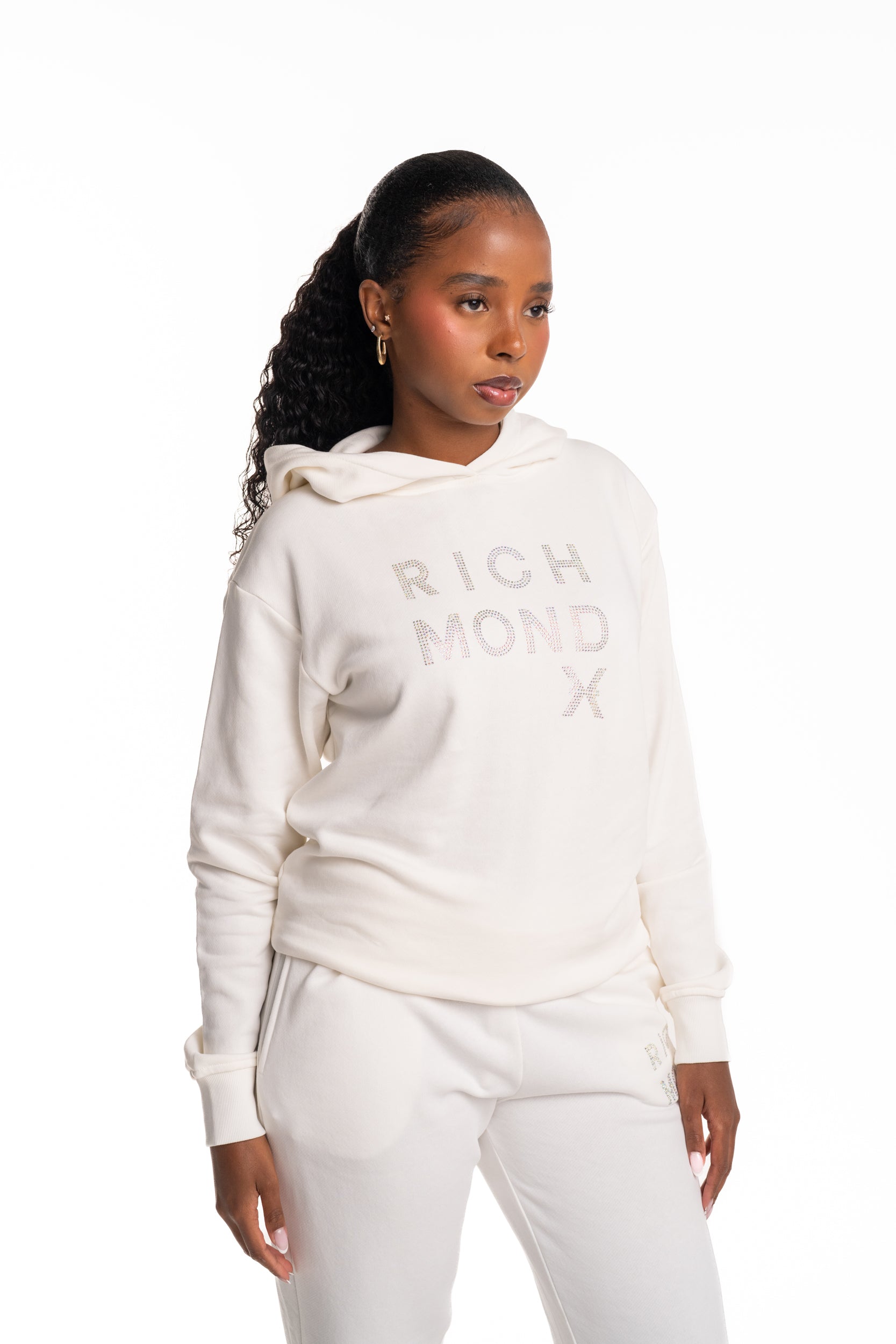 John Richmond Ladies Sehuane Sweatshirt | UWP26029FEGK-Off White