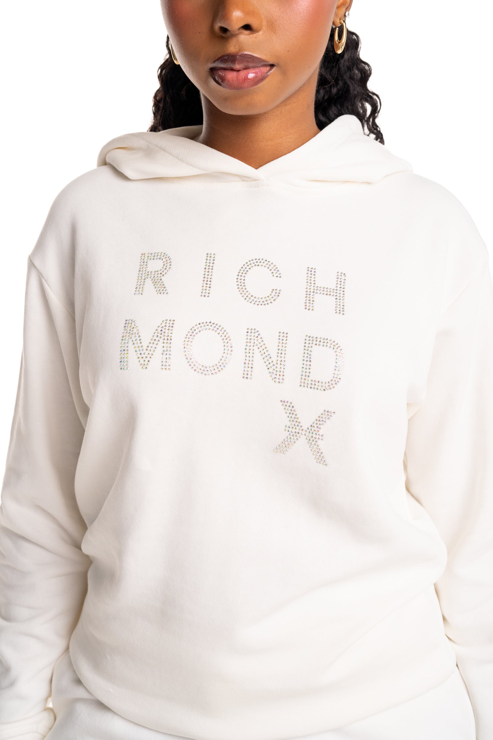 John Richmond Ladies Sehuane Sweatshirt | UWP26029FEGK-Off White