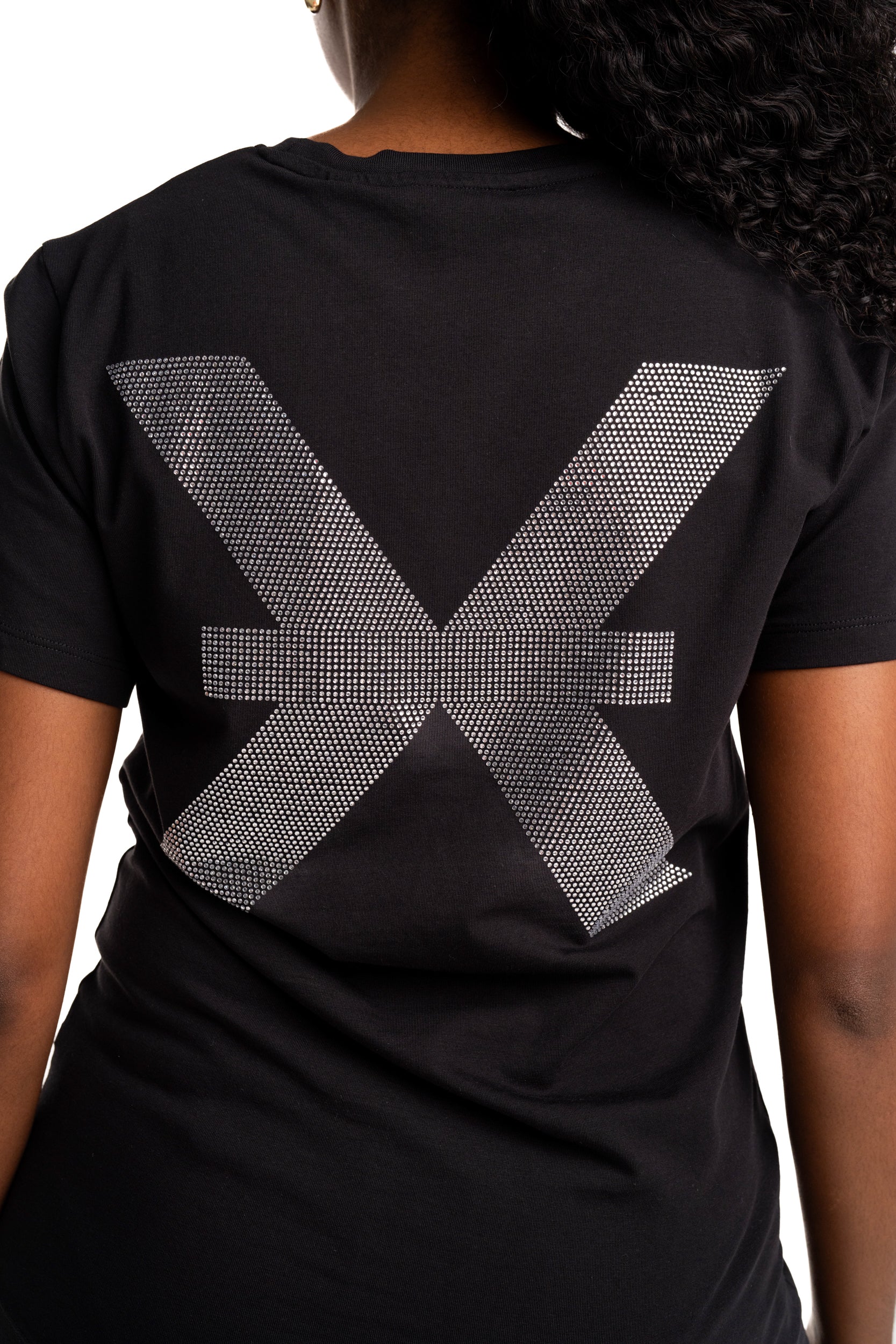 John Richmond Ladies Seopo T Shirt | UWP26025TSCK-Black