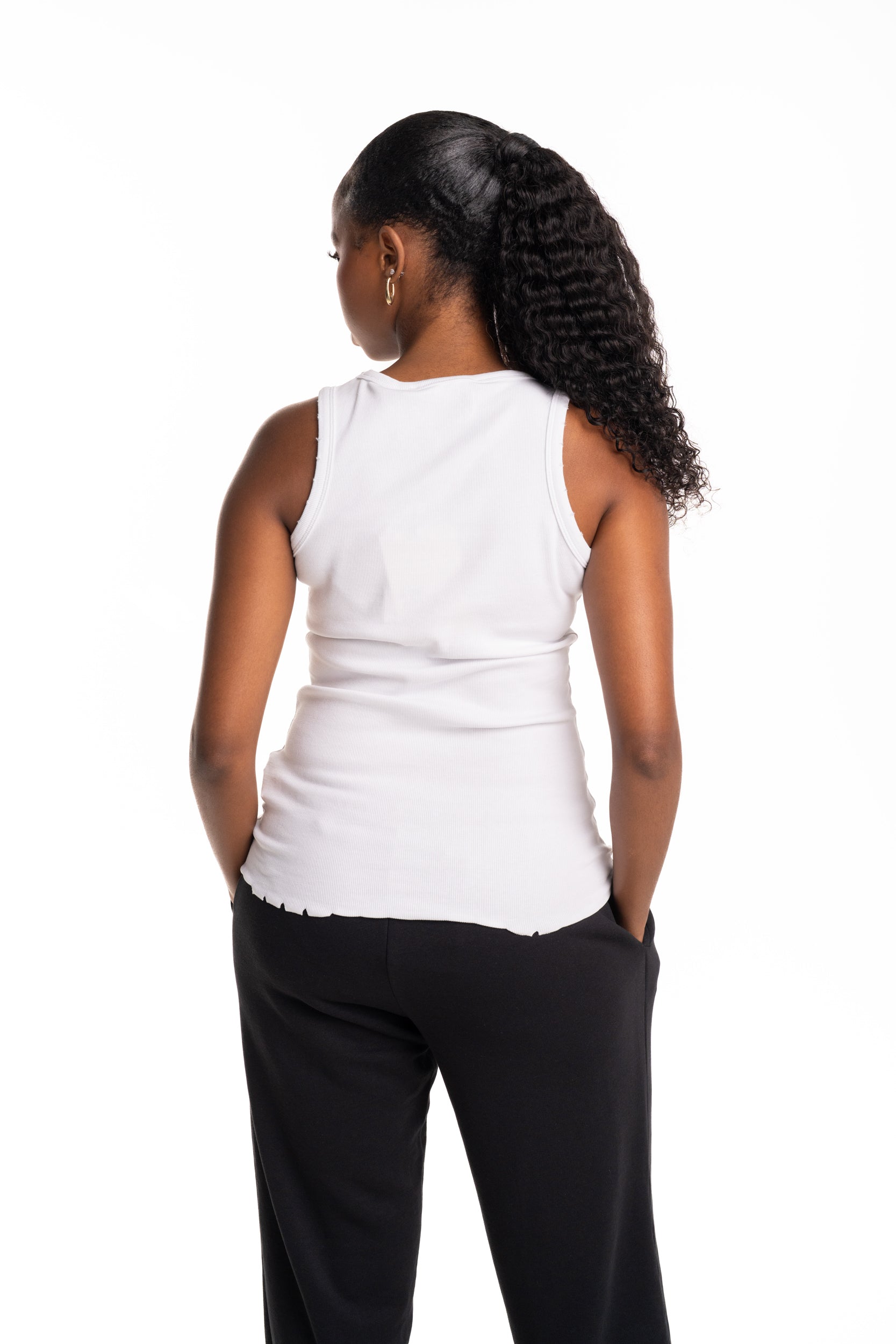 John Richmond Ladies Dario Singlet | UWP26095CNT9-White