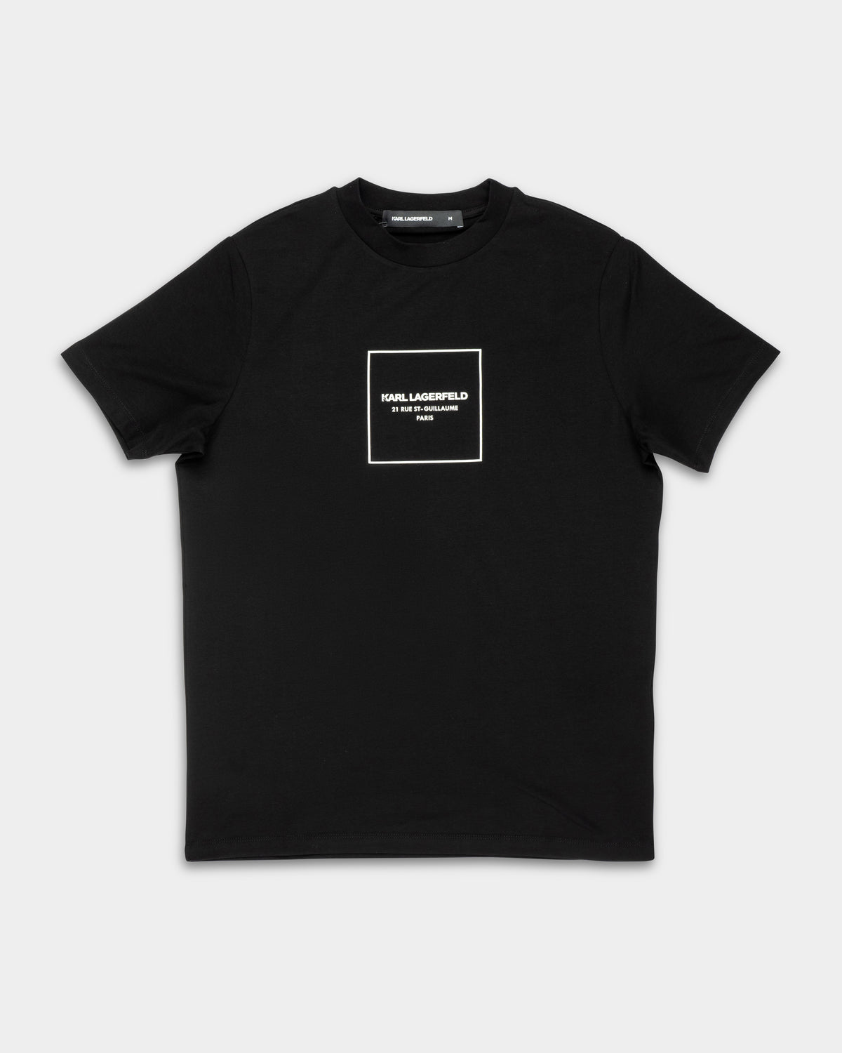 Karl Lagerfeld Mens T Shirt Crewneck Black | 75503356322-990