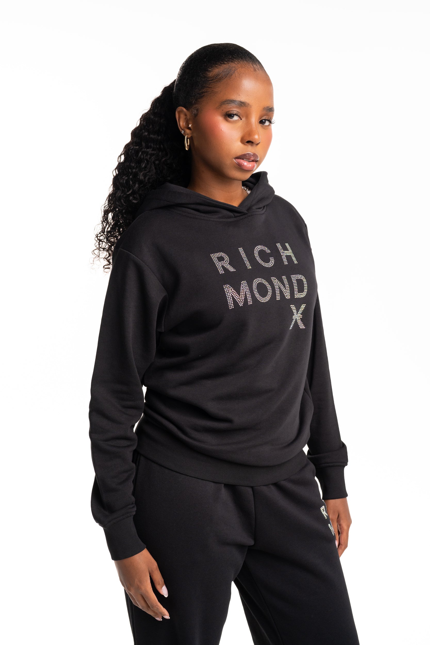 John Richmond Ladies Sehuane Sweatshirt | UWP26029FEGKF-Black