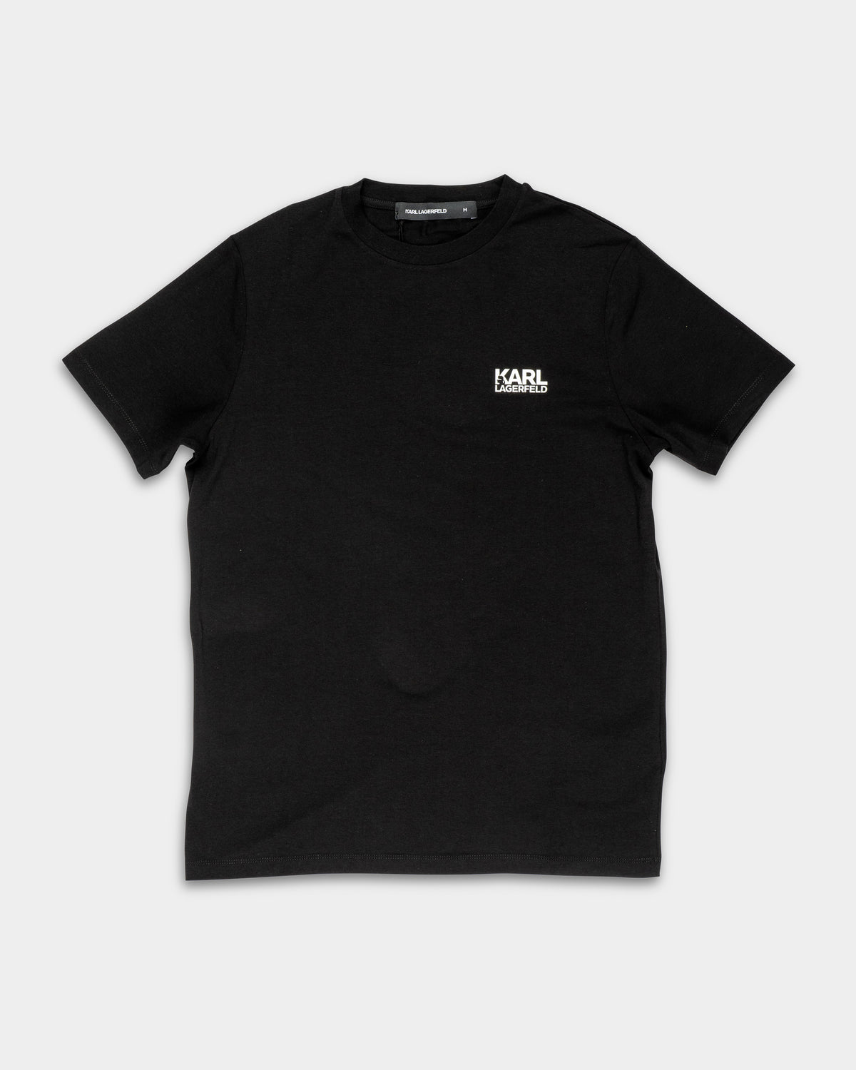 Karl Lagerfeld Mens T Shirt Crewneck Black | 75578156323-990