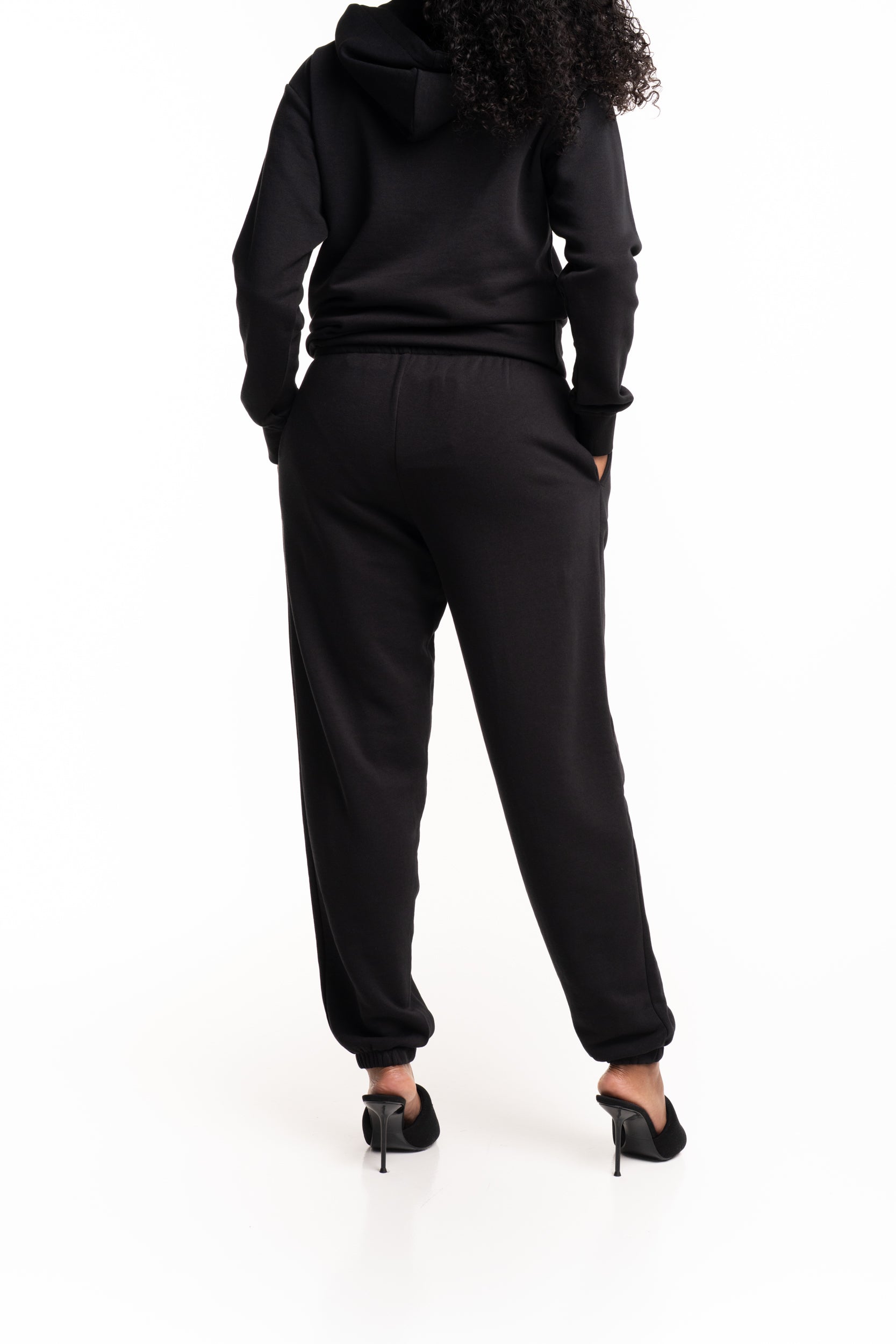 John Richmond Ladies Kabal Fleece Pants | UWP26028PAGKF-Black