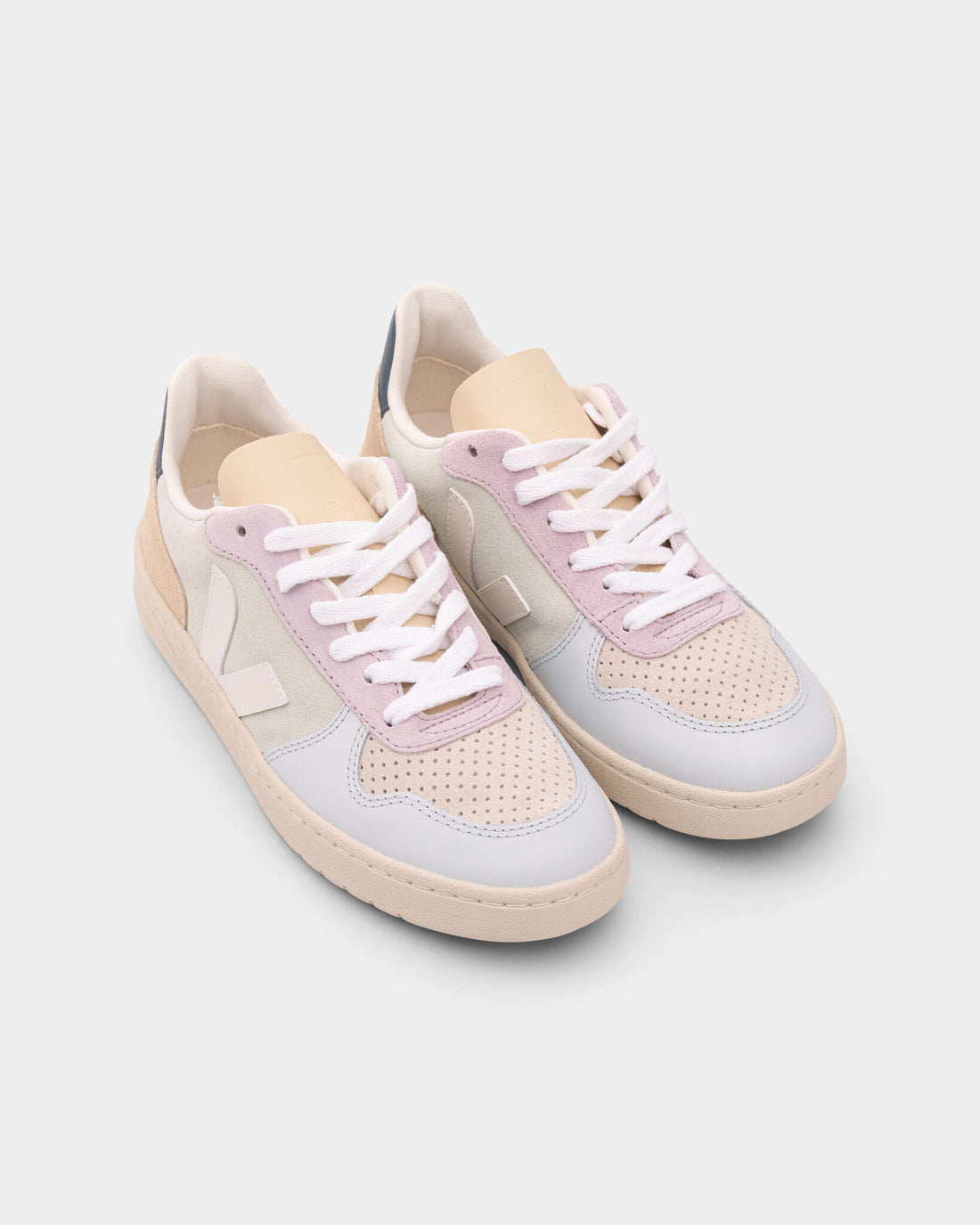 Veja Ladies V-10 Suede Sneaker VX0303119A  Jade White Multicolour