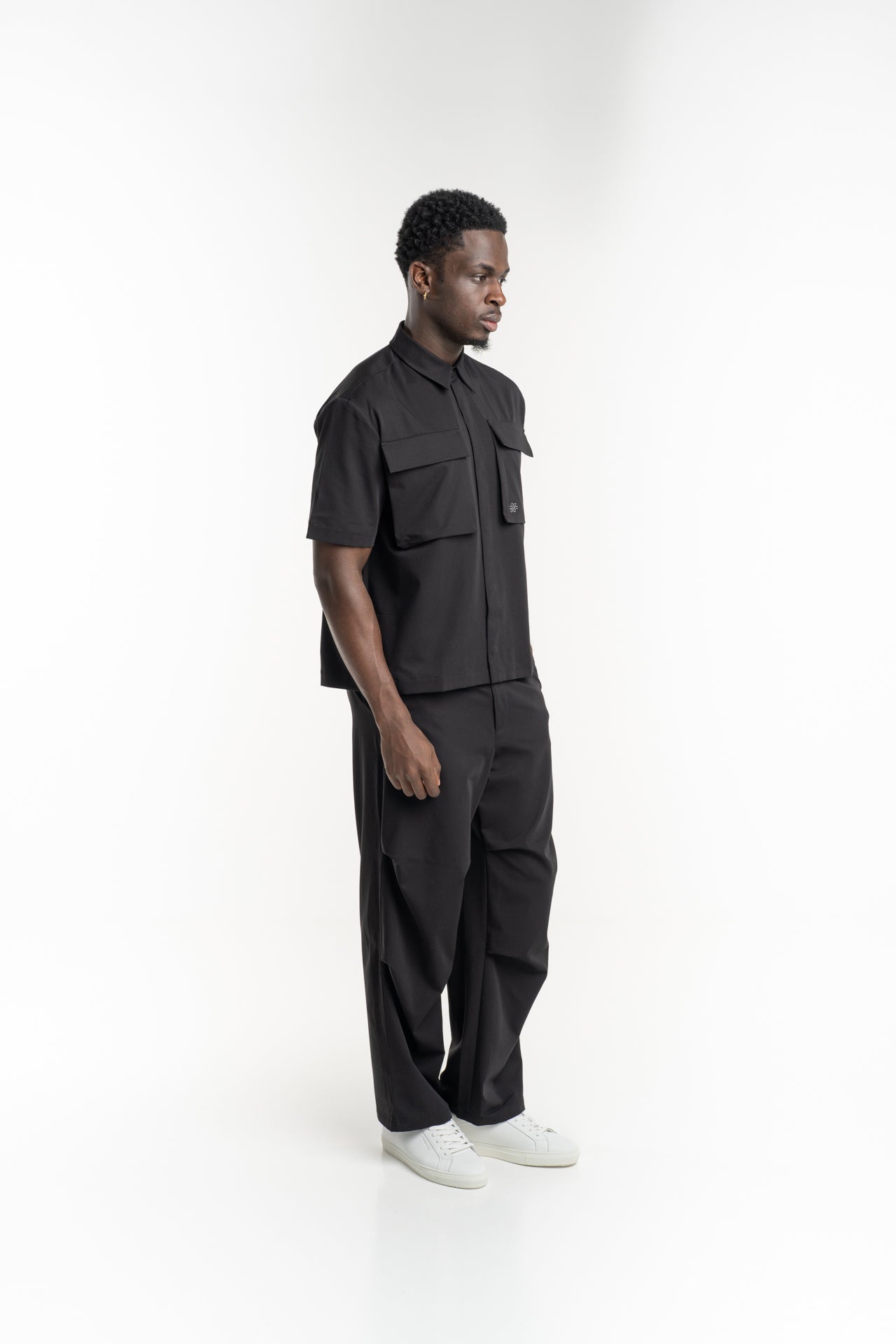 Filling Pieces Men's Drapy Pants Black | 412650501295-130