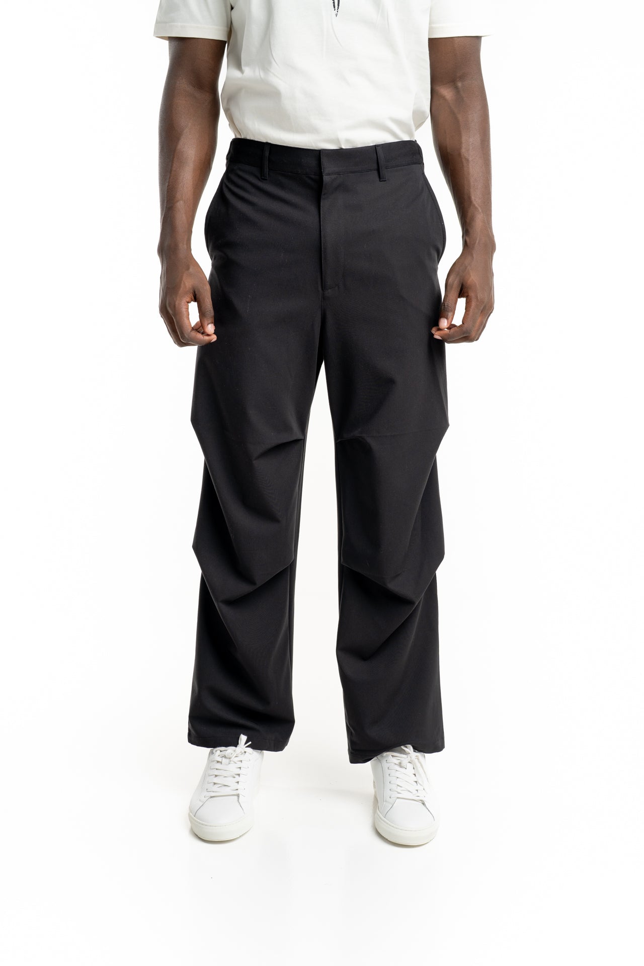 Filling Pieces Men's Drapy Pants Black | 412650501295-130