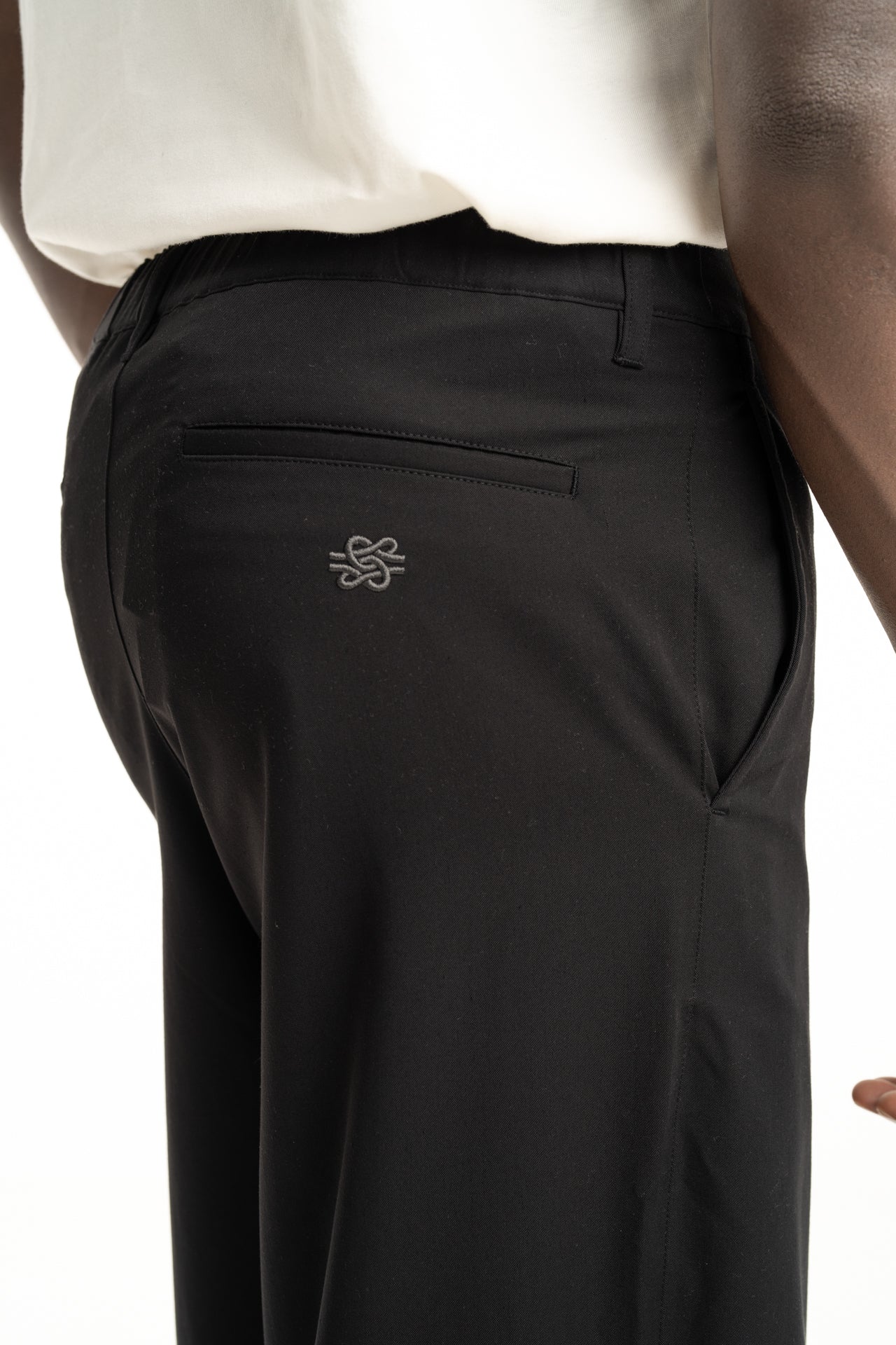 Filling Pieces Men's Drapy Pants Black | 412650501295-130