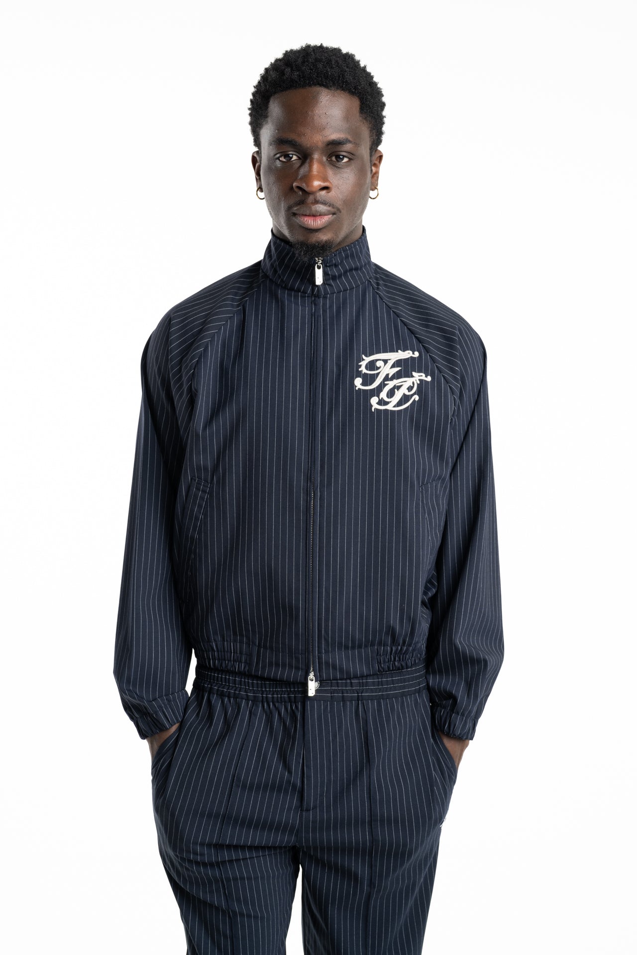 Filling Pieces Men's Track Jacket Raglan Maritime Blue | 412660501261-295
