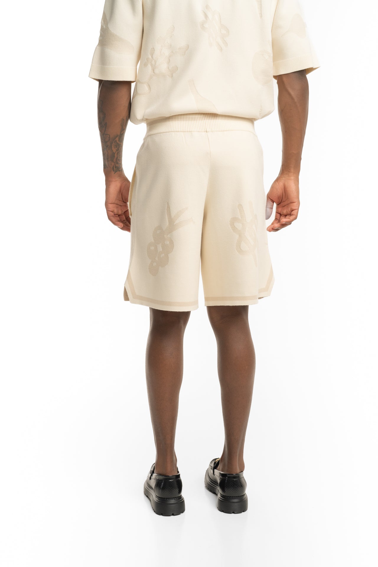 Filling Pieces Men's Knit Shorts Breaking Bread Antique White | 412672500303-214